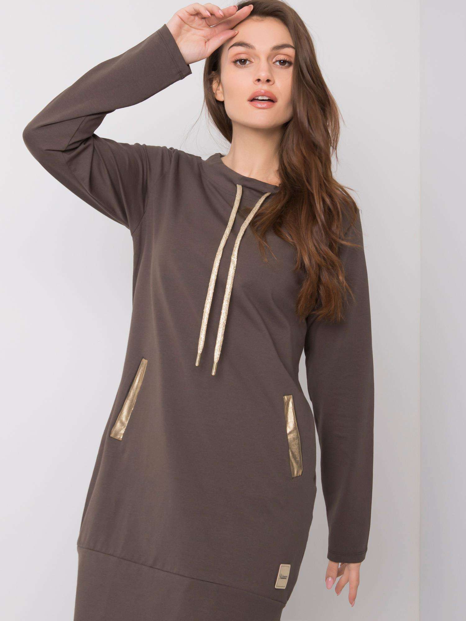Dress-RV-SK-6067.15X-Dark khaki