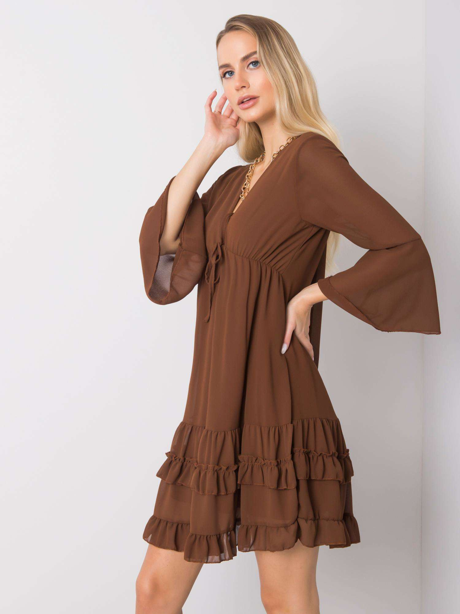 Dress-DHJ-SK-10613B.07-brown