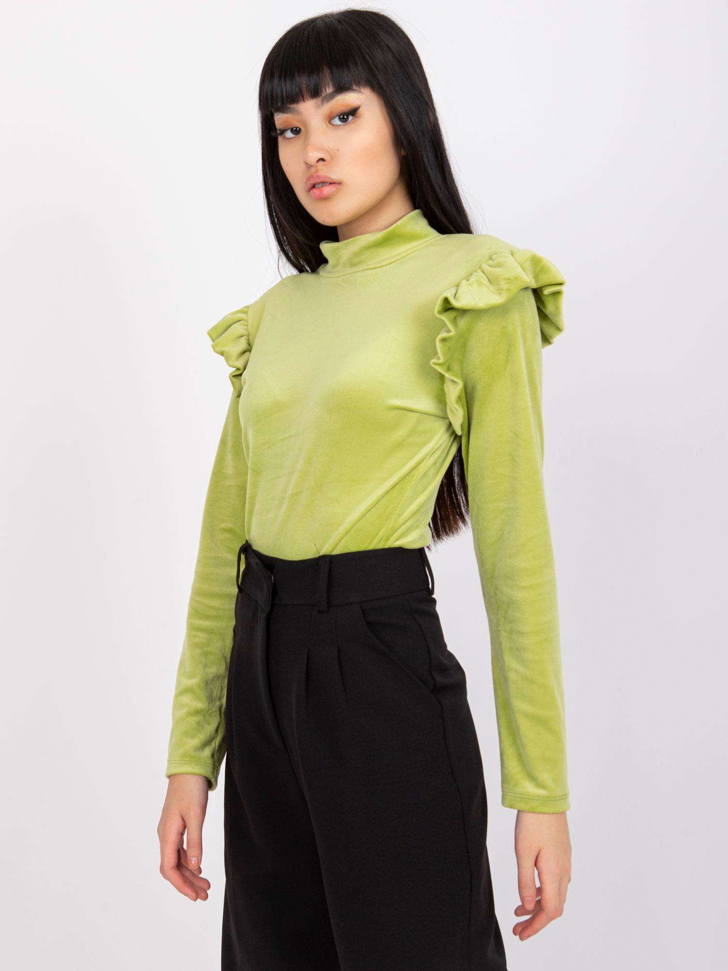 Blouse-DHJ-BZ-6533B.85-lime green