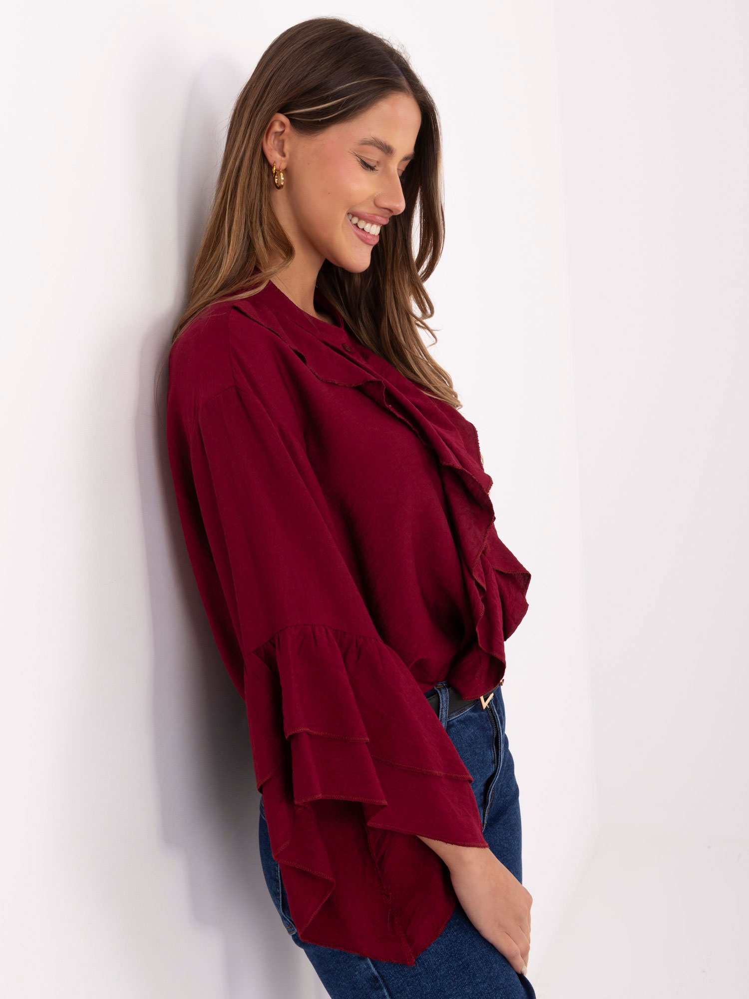 Shirt-MI-KS-32330.05P-burgundy