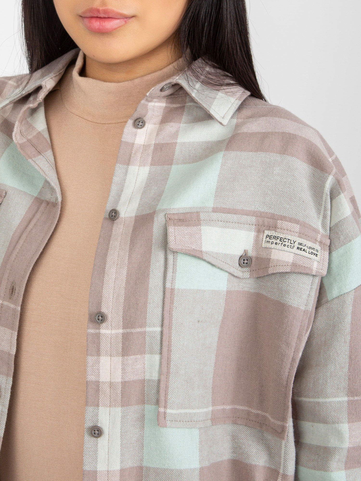 Shirt-D71720W11085A-dark beige