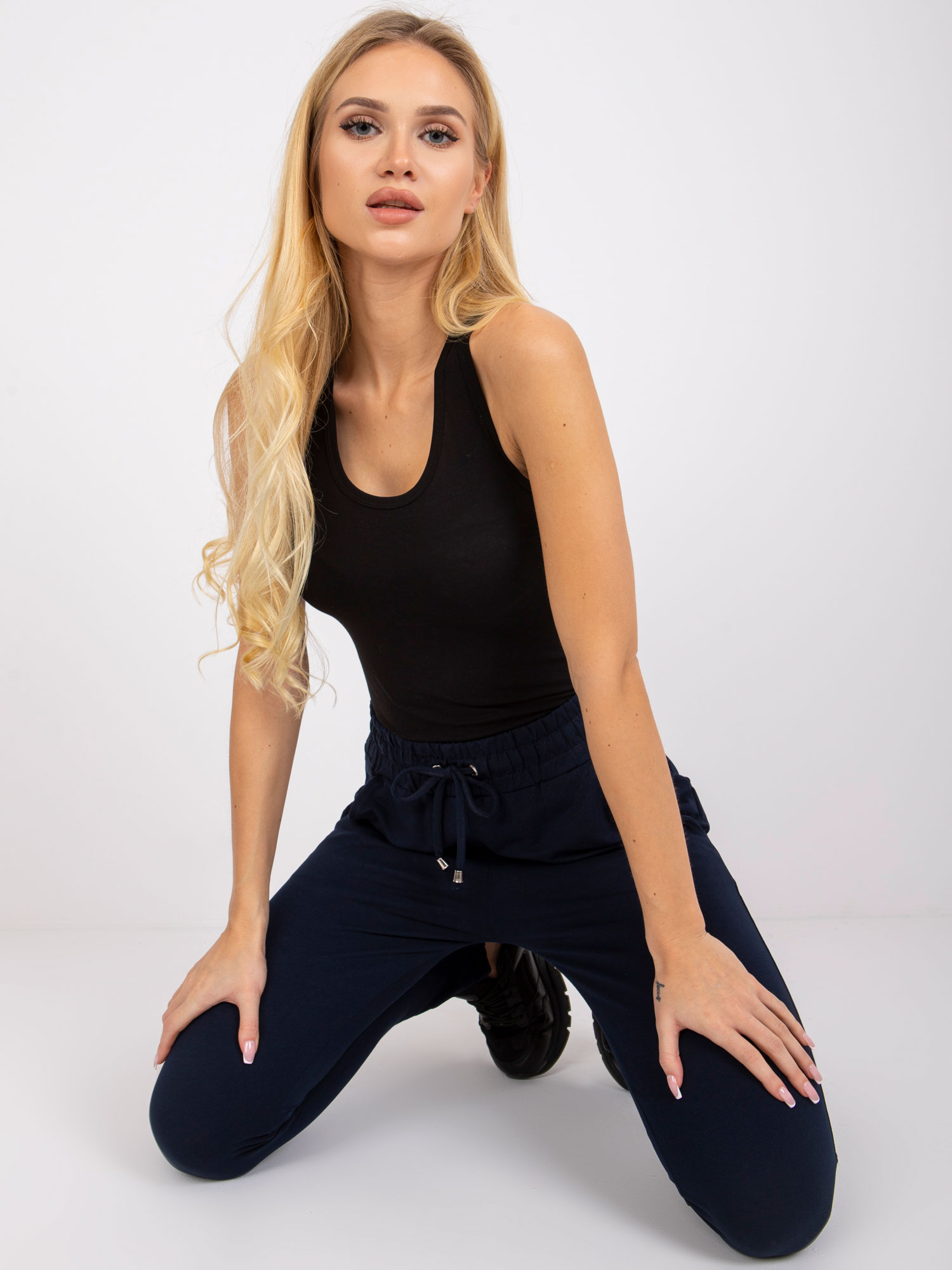 Sweatpants-RV-DR-3698.06X-navy blue