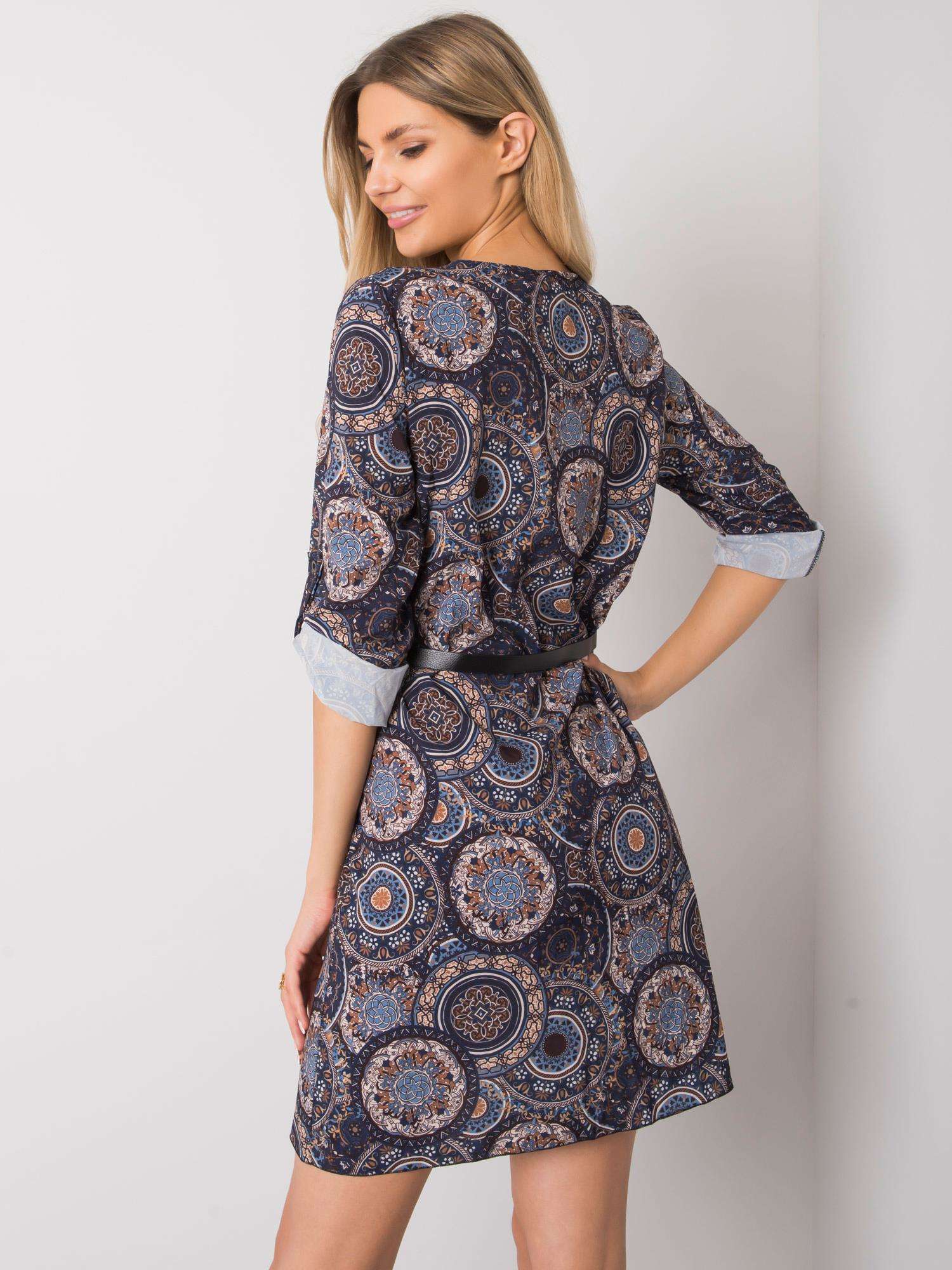 Dress-DHJ-SK-12336B.74P-navy blue