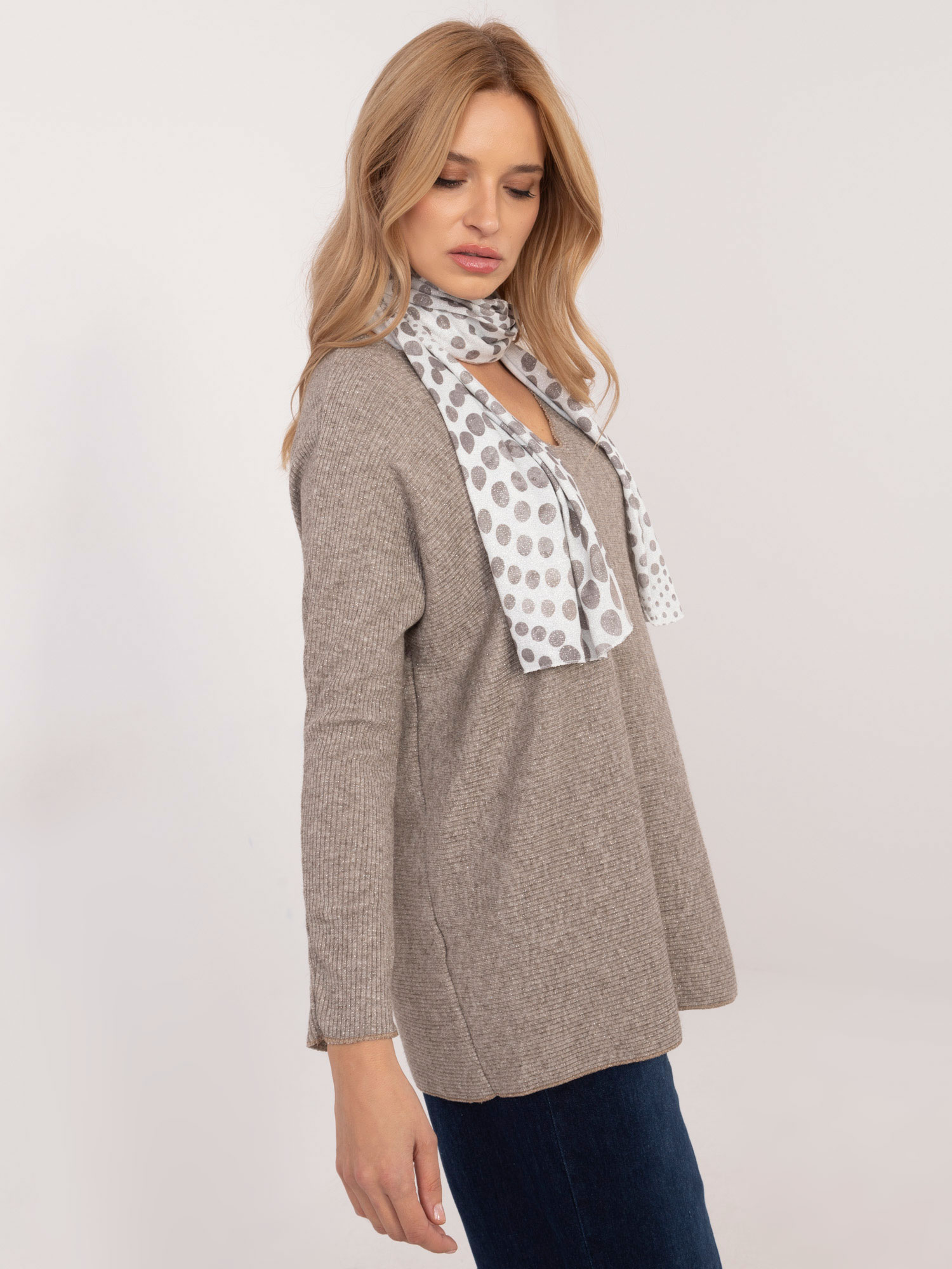 Blouse-DHJ-BZ-19226.91-dark beige