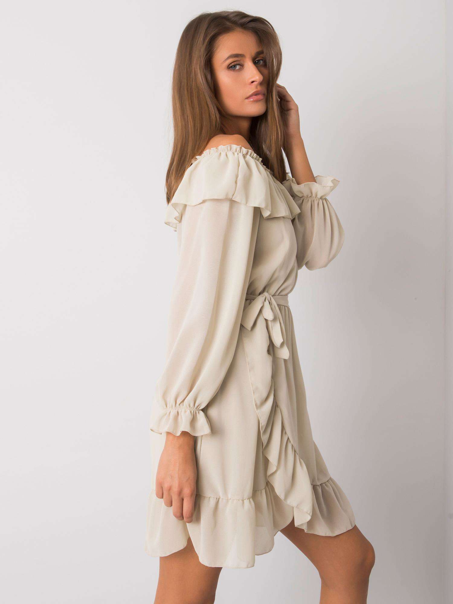 Dress-TW-SK-BI-1203.72P-light beige