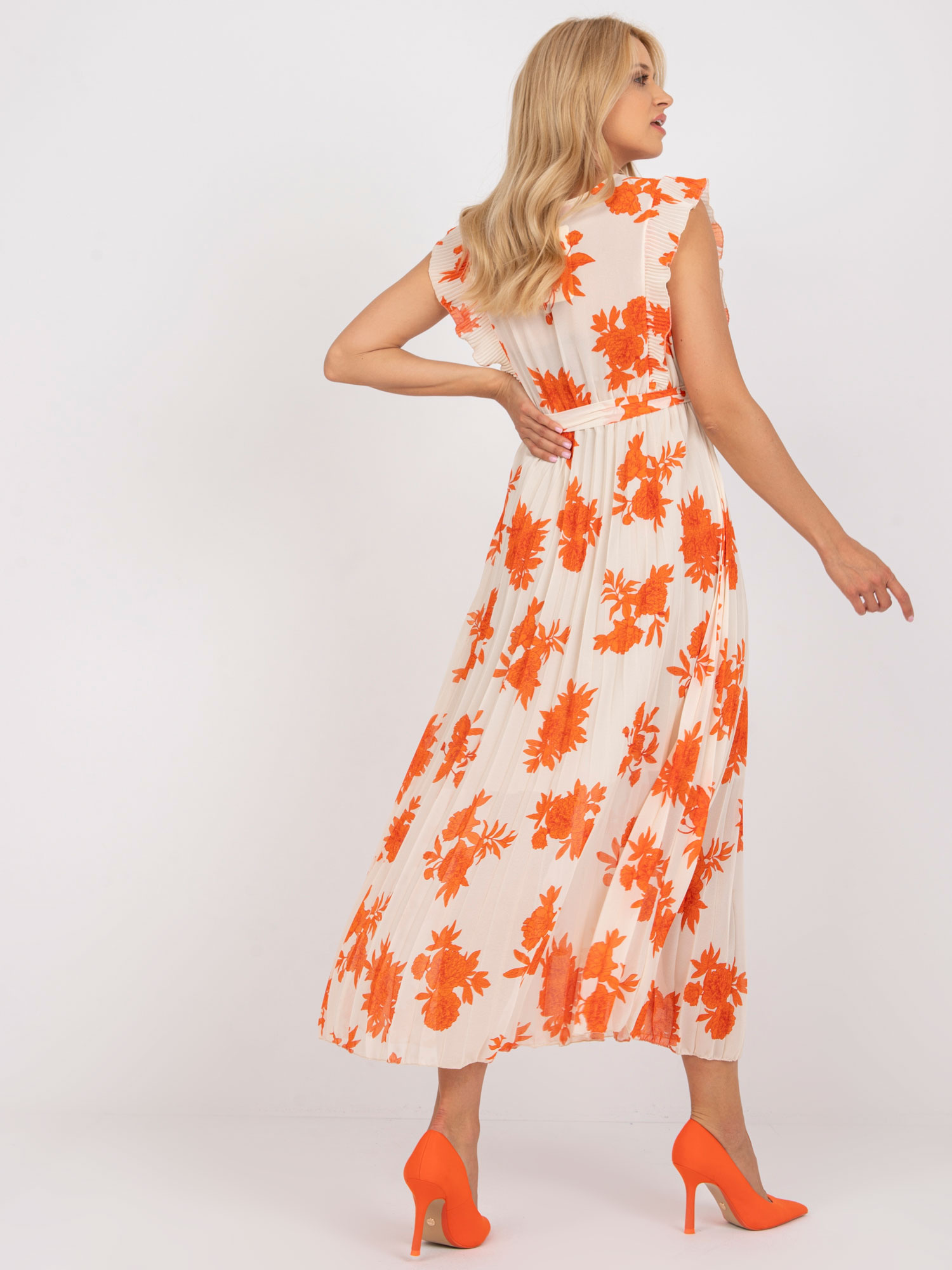 Dress-DHJ-SK-13166.94P-Orange