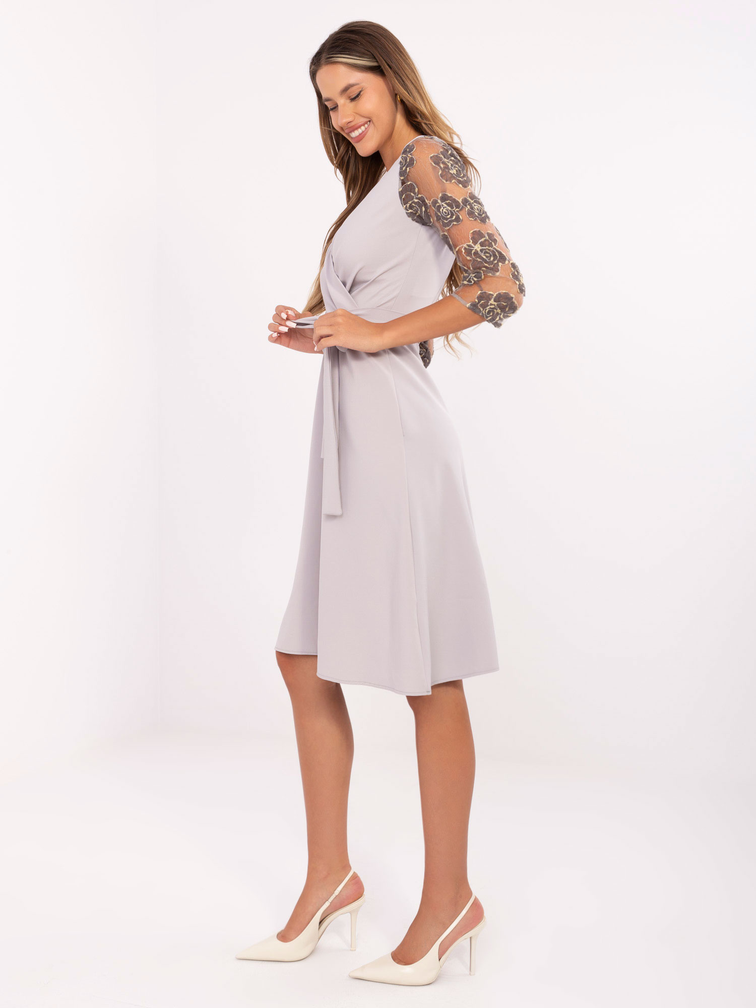 Dress-LK-SK-507860.82P-light gray