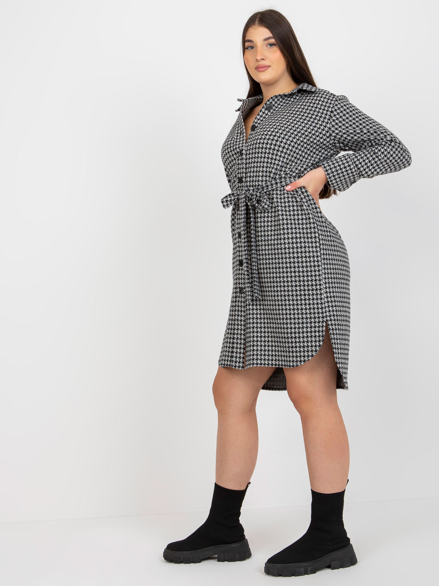 Dress-LK-SK-509084.52-grey-black