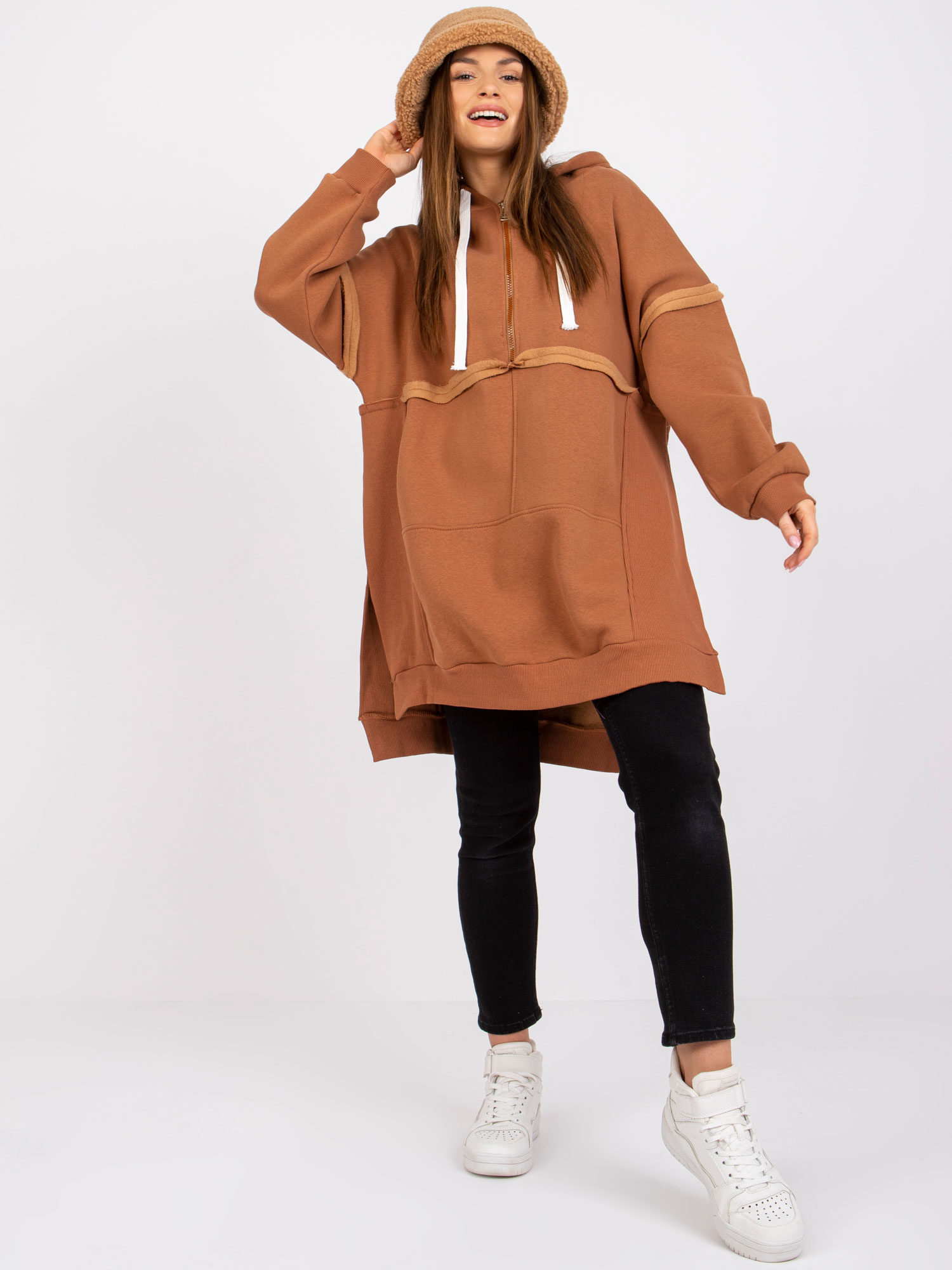 Sweatshirt-FA-BL-7571.64P-light brown
