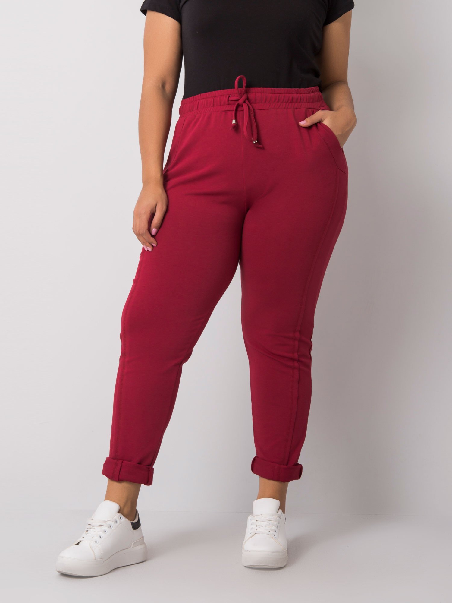 Sweatpants-RV-DR-6300.19-burgundy