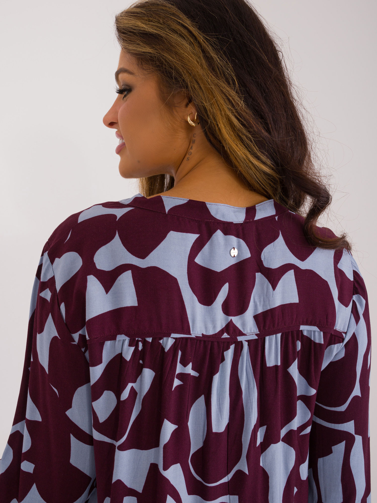 Blouse-D73771M11186A-burgundy