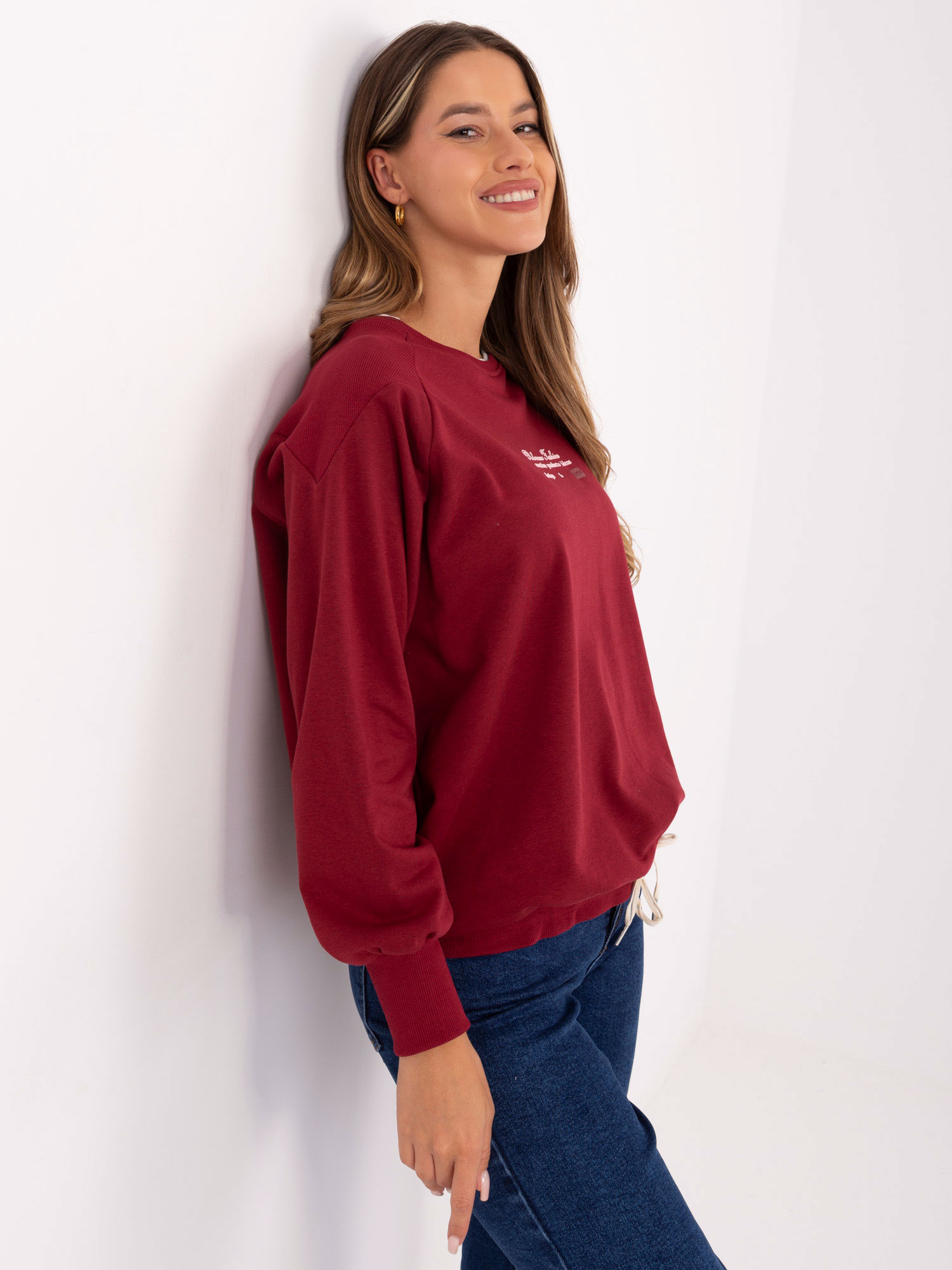 Sweatshirt-RV-BL-A870.45-burgundy