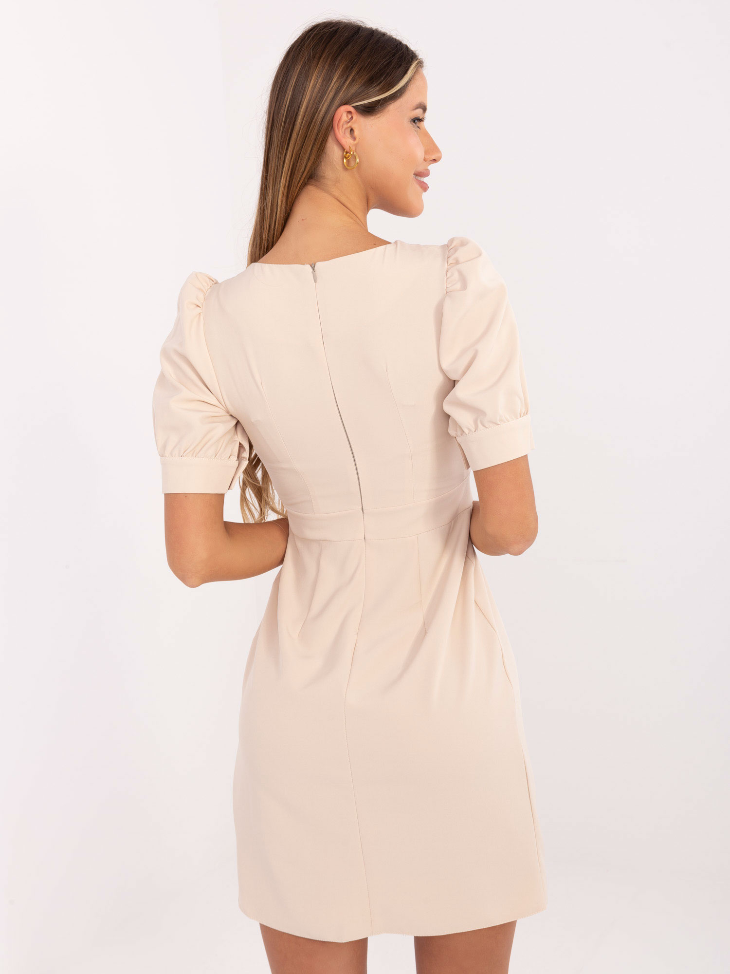 Dress-LK-SK-508622.06P-light beige