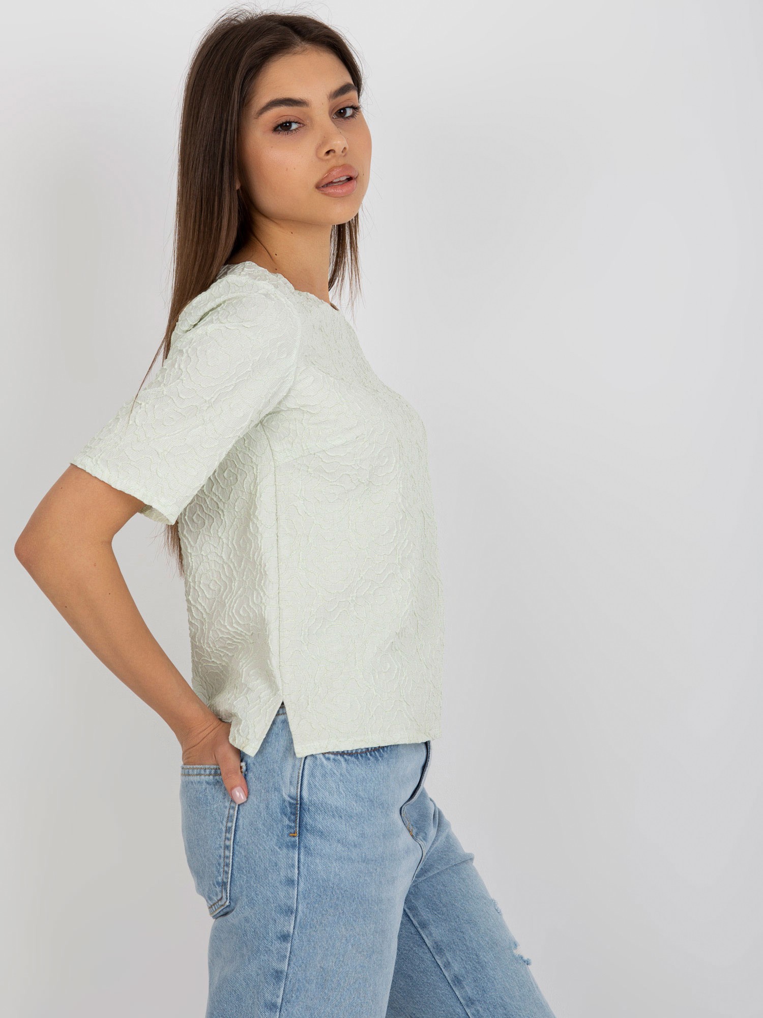 Blouse-LK-BZ-505865.43P-light green