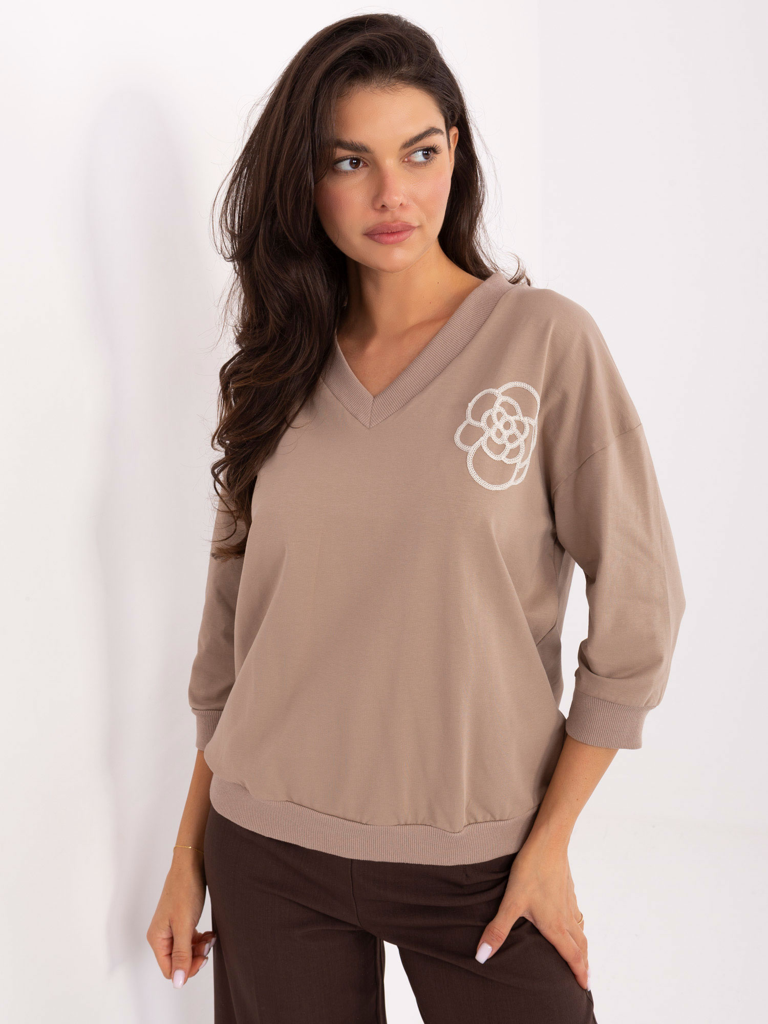 Blouse-RV-BZ-A891.21P-dark beige