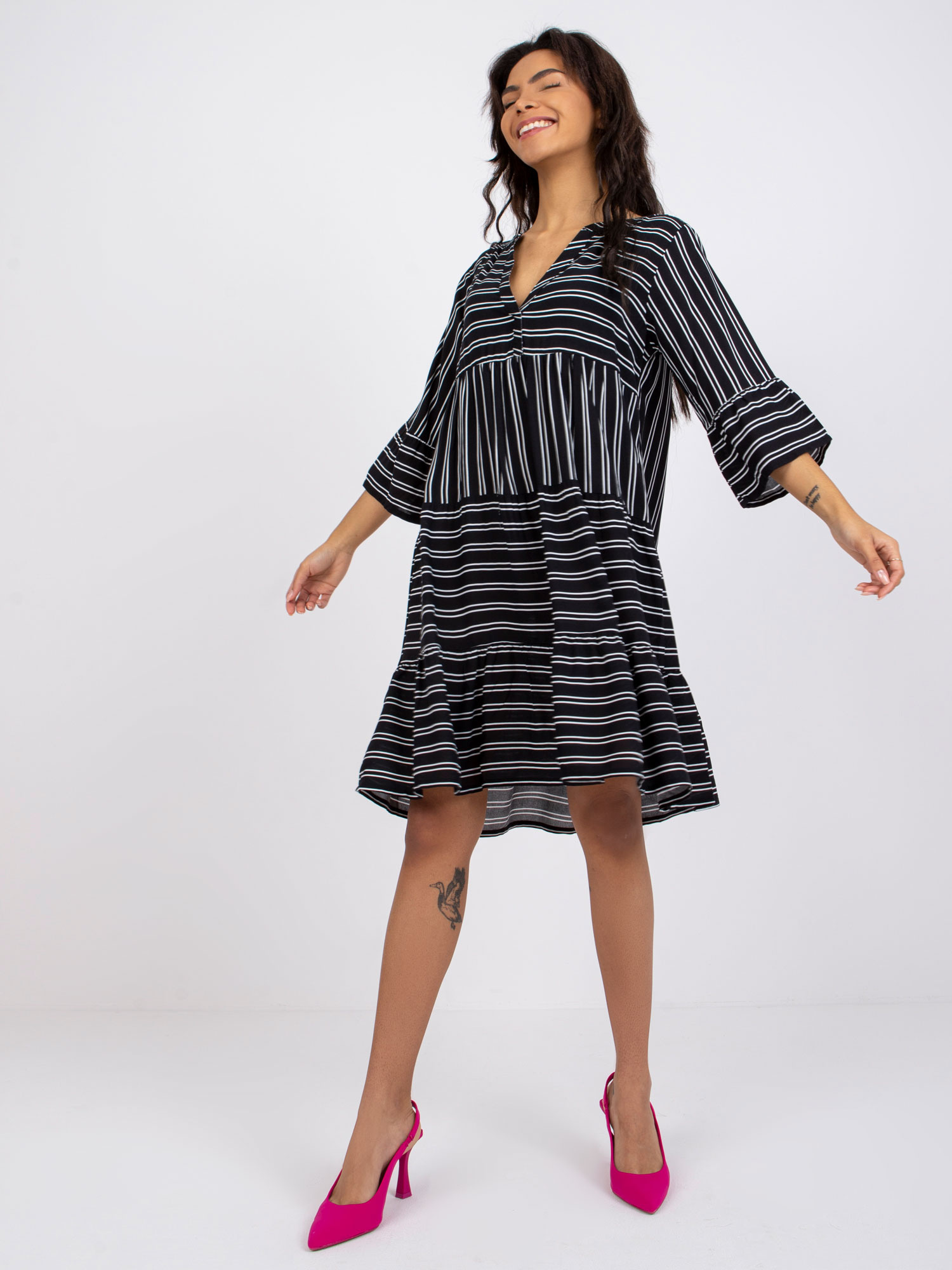 Dress-D73771M30214C-black-white