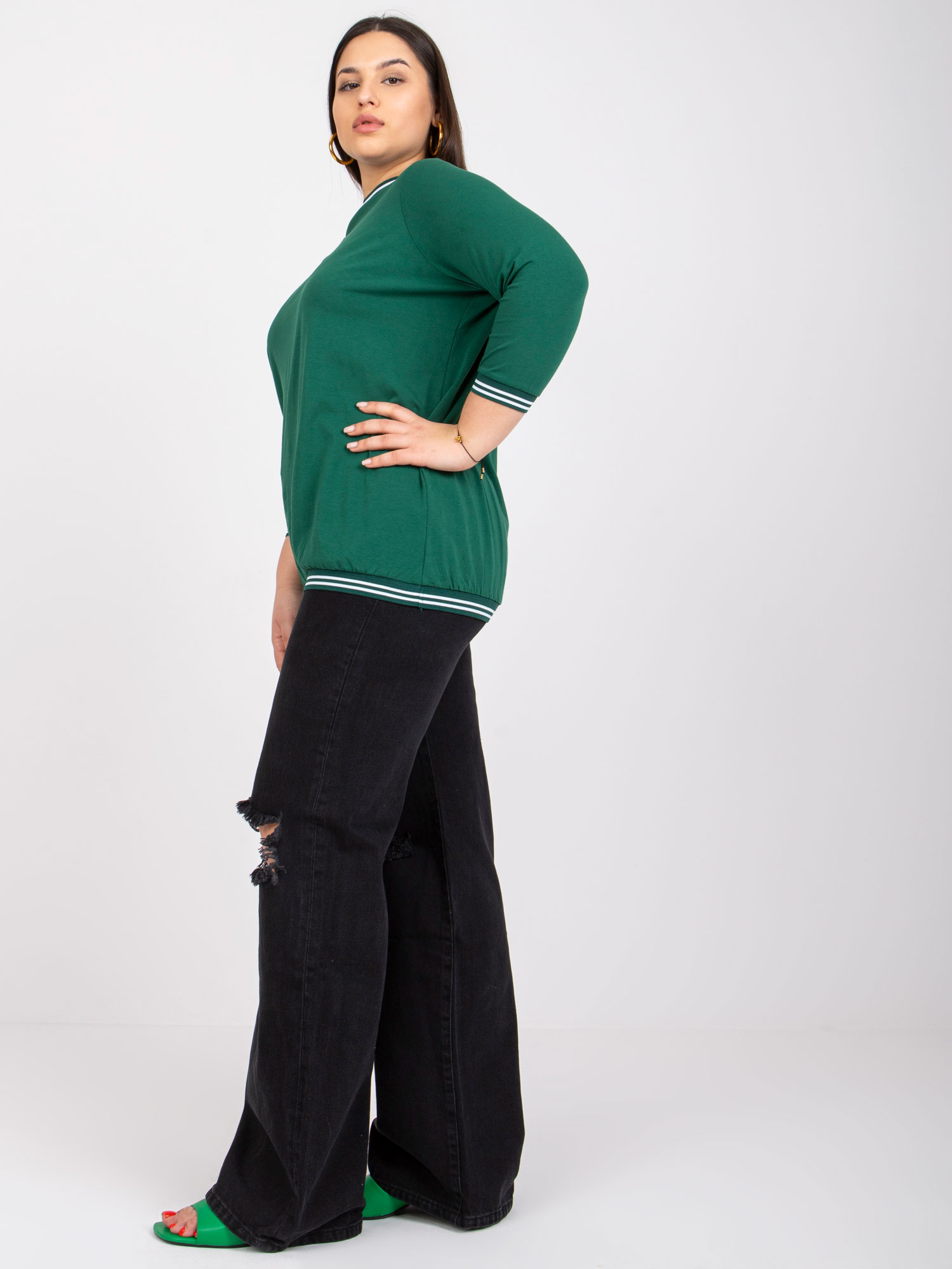 Blouse-RV-BZ-6640.86-dark green