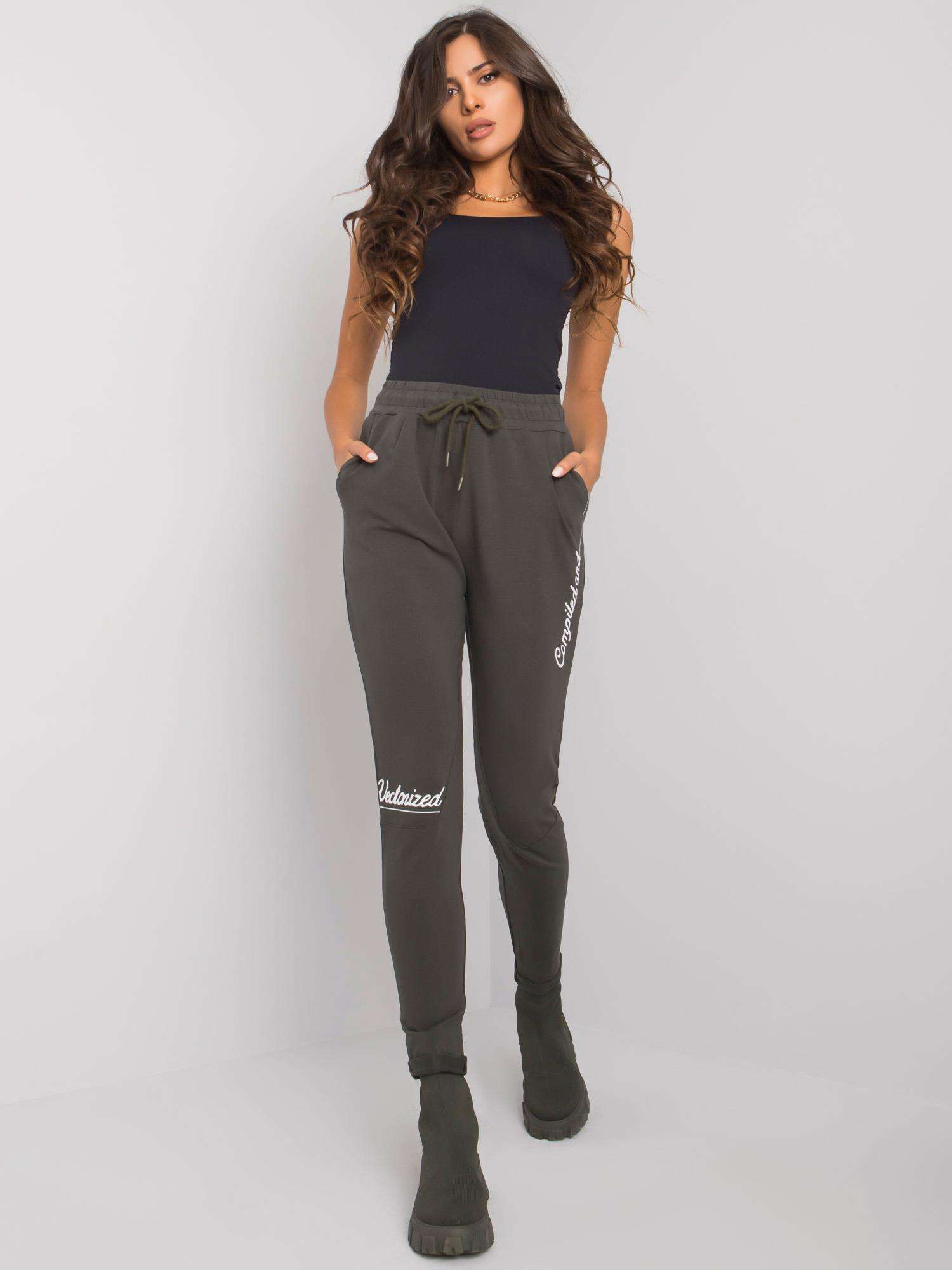 Sweatpants-RV-DR-7076.21-dark khaki
