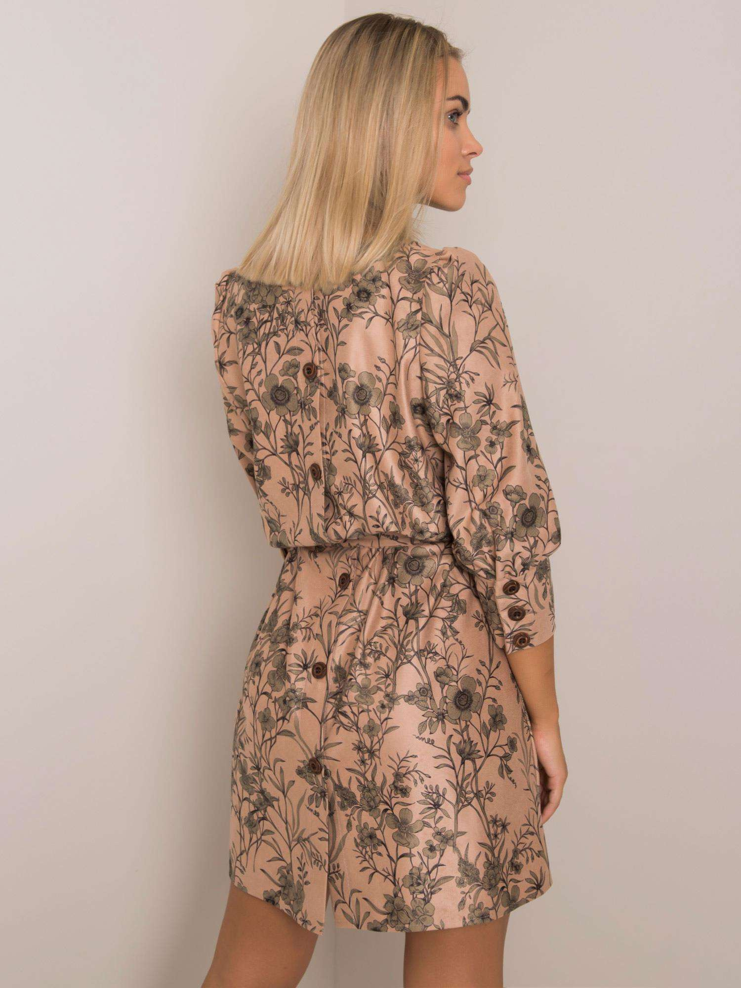 Dress-LK-SK-508143.72P-dark beige