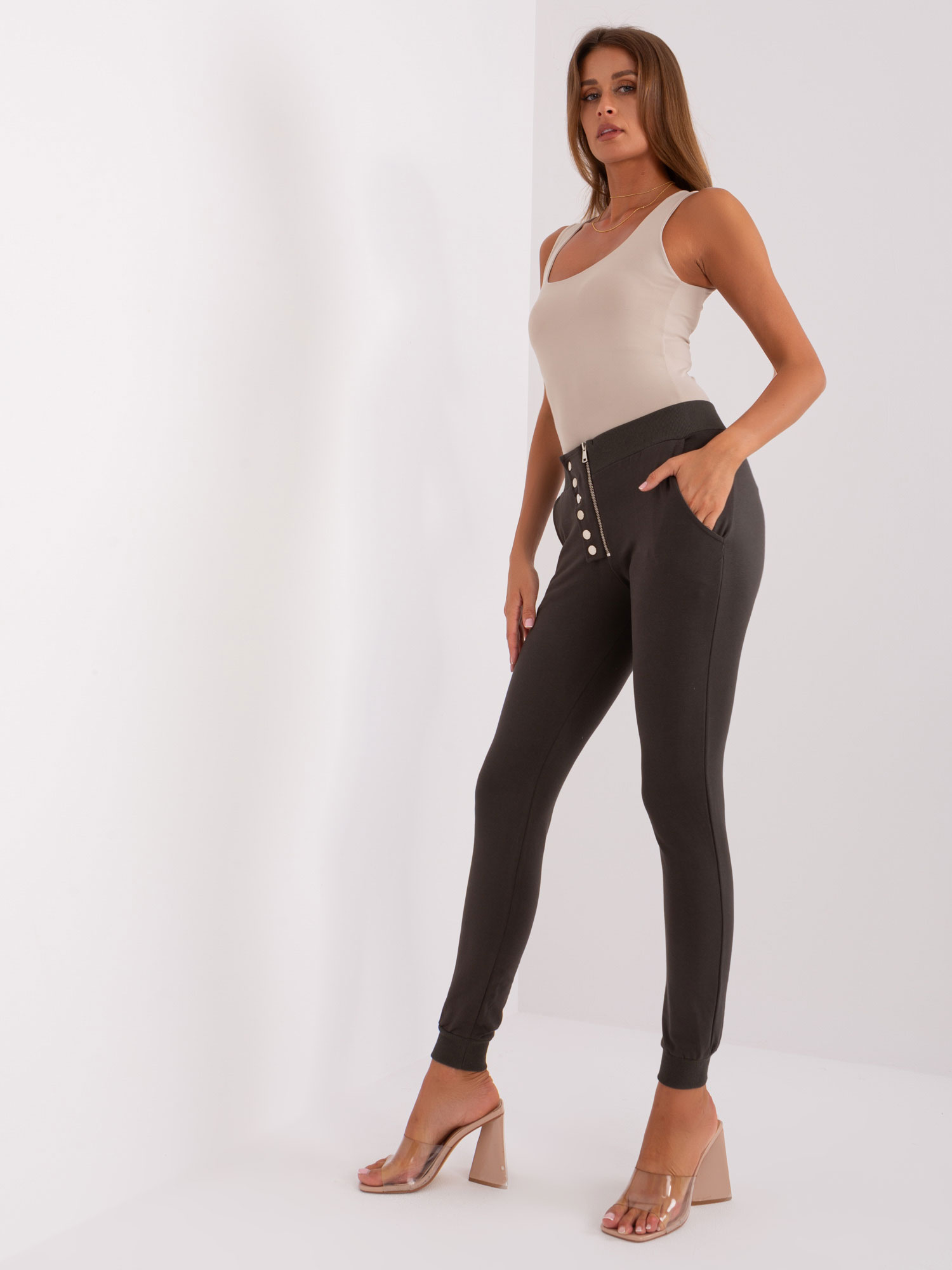 Sweatpants-RV-DR-8195.35-dark khaki