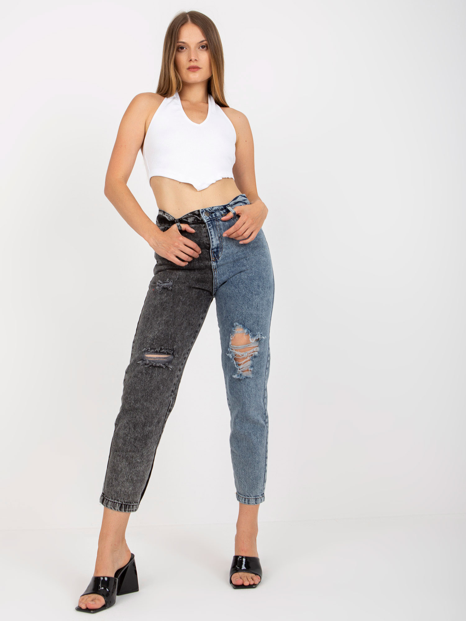 Trousers jeans-RO-SP-PNT-01-1.70-black-blue