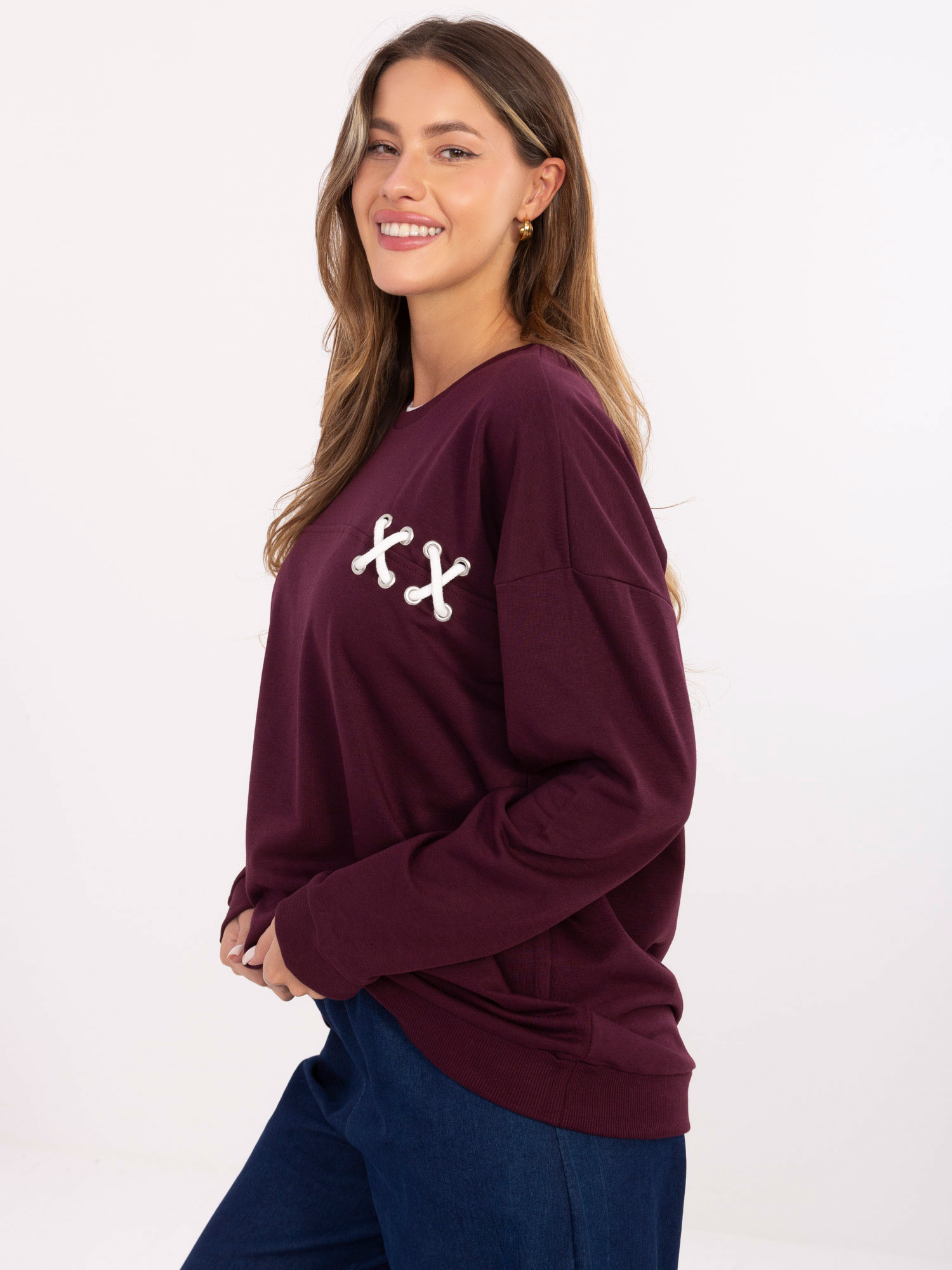 Sweatshirt-RV-BL-A941.58-burgundy