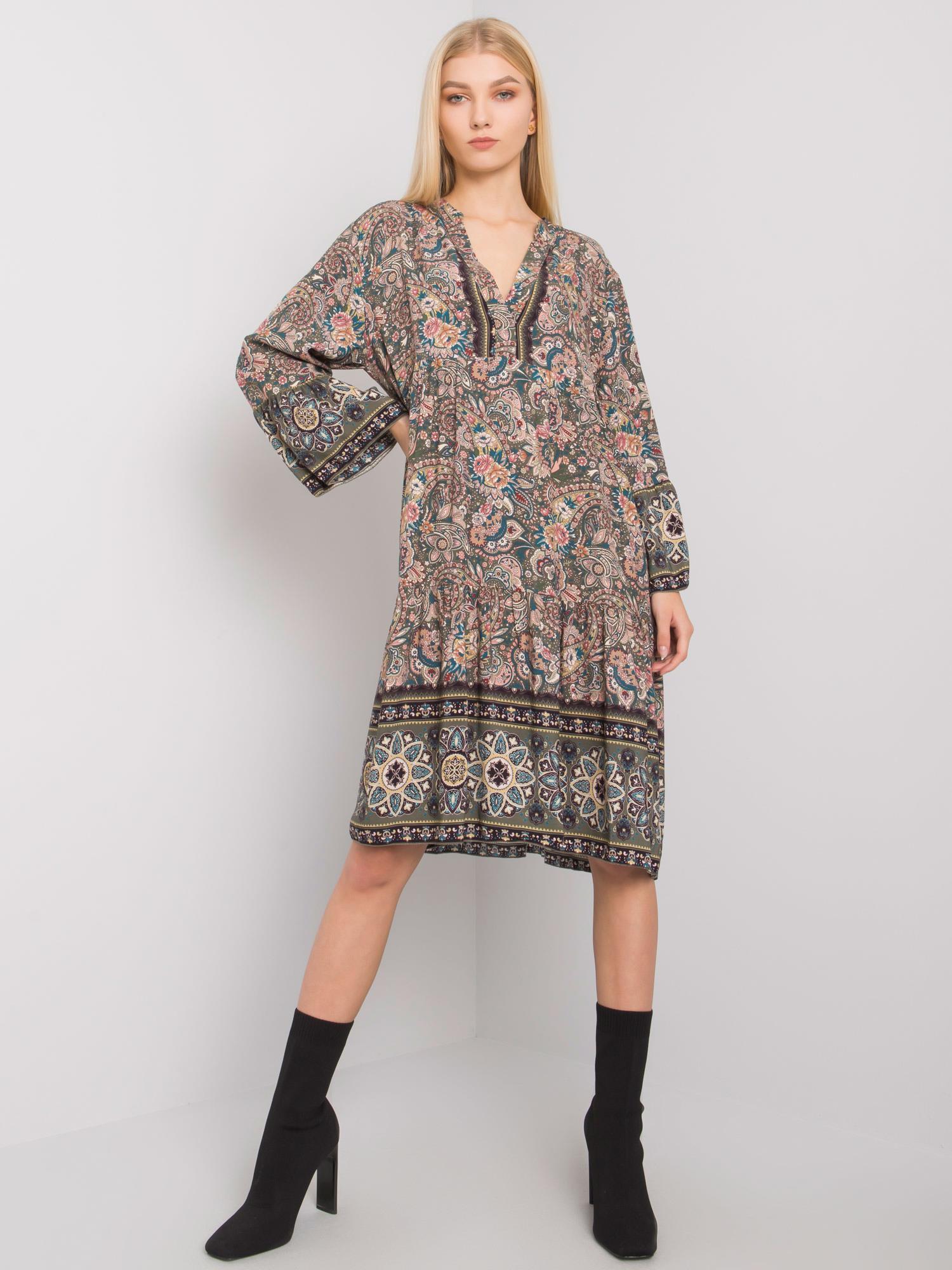 Dress-TW-SK-BI-5S0118B.25-khaki