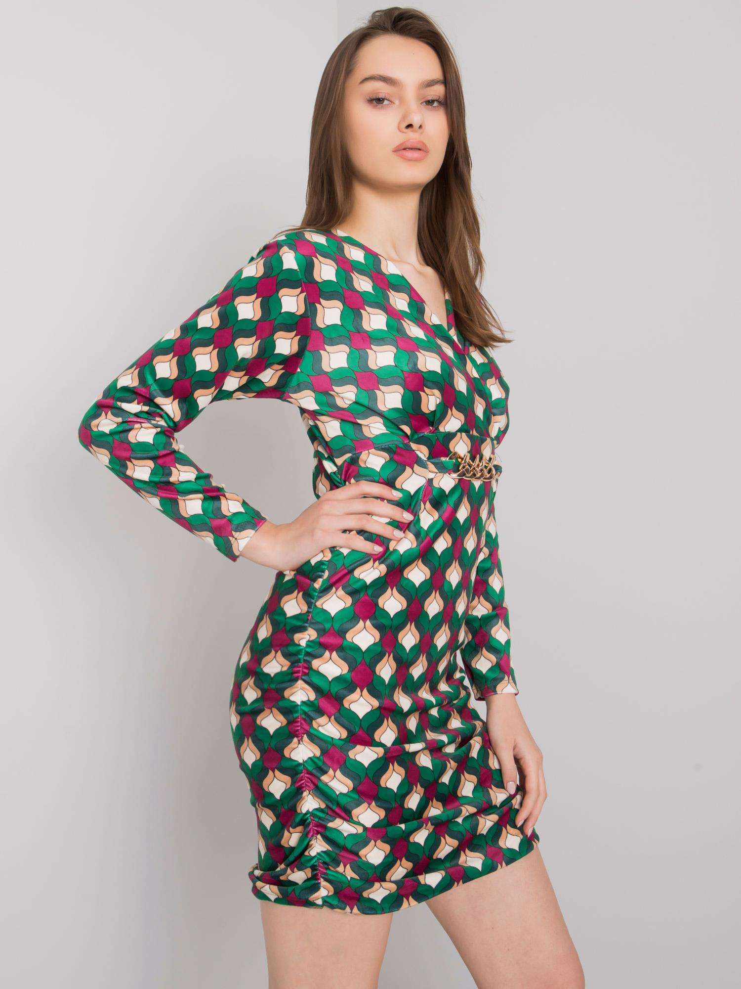 Dress-DHJ-SK-12695.26P-Green