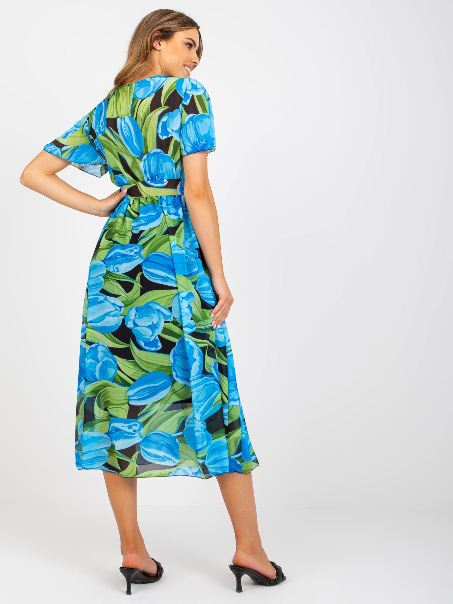 Dress-DHJ-SK-15967.54P-black-blue