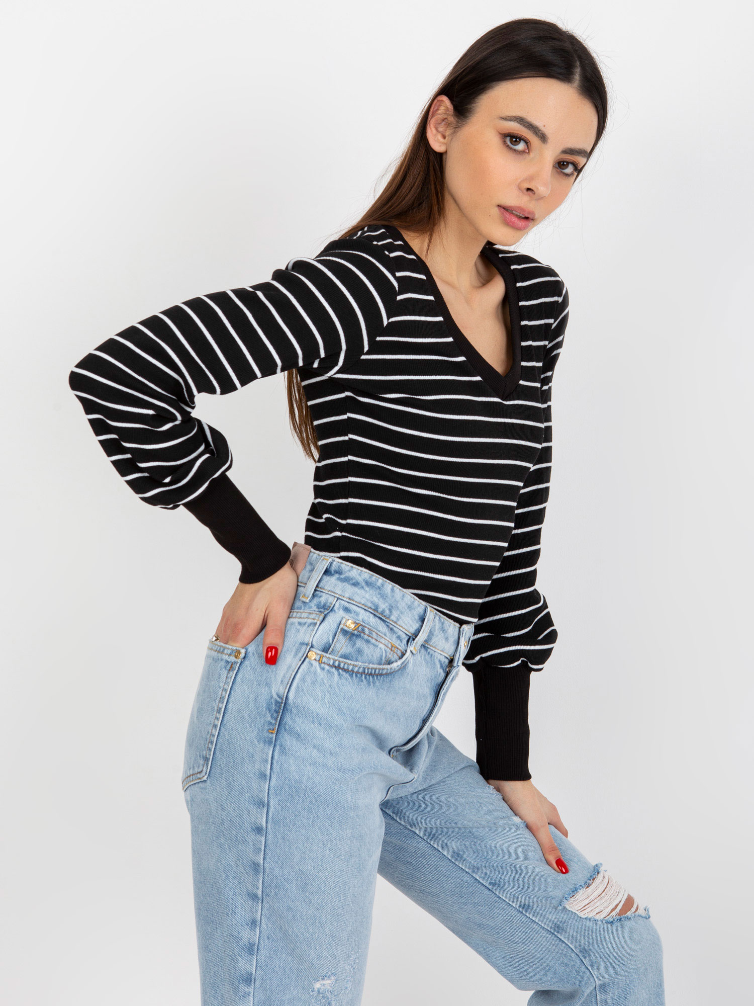 Blouse-RV-BZ-8613.15X-black-white