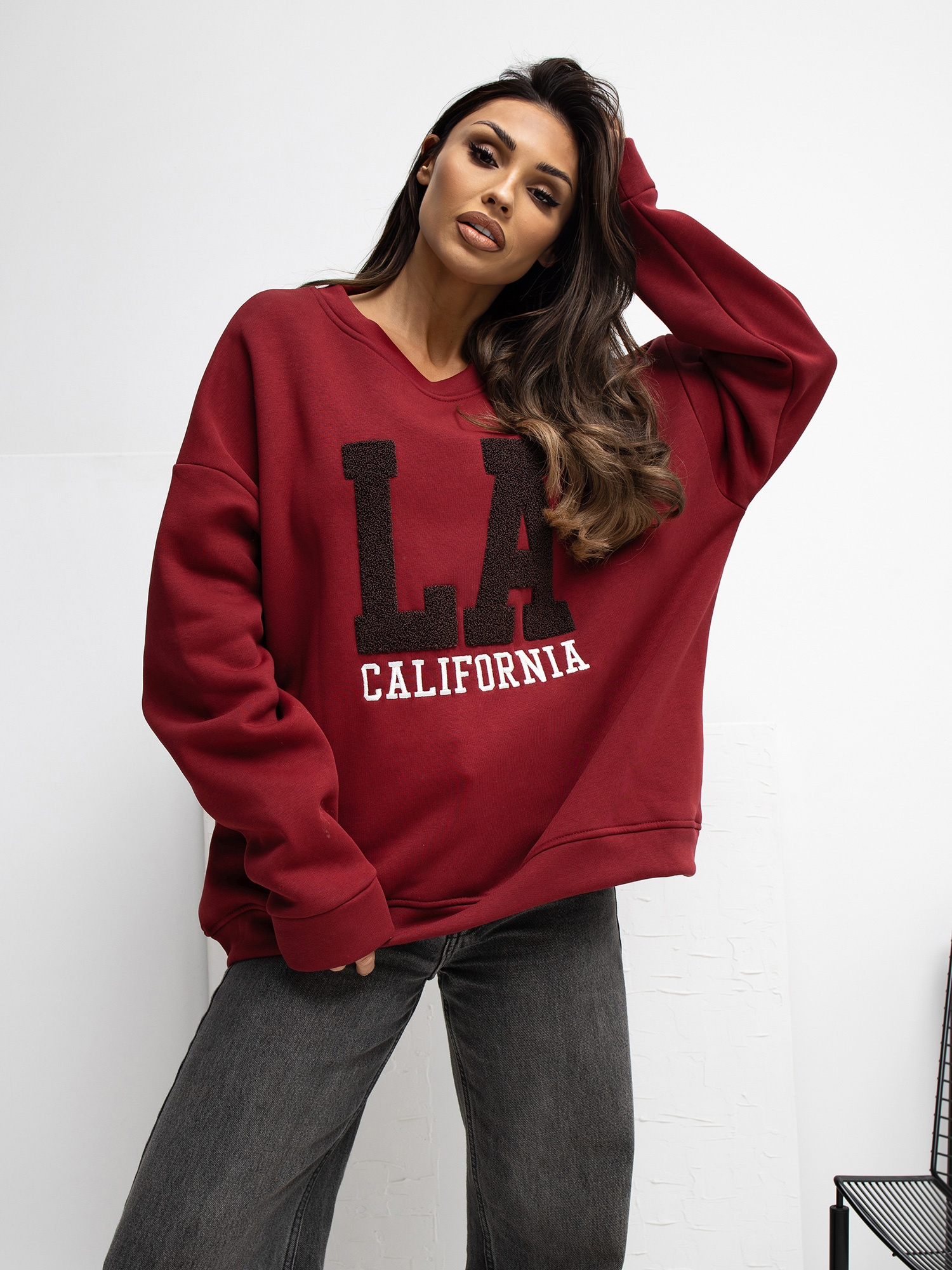 Sweatshirt-RV-BL-A1035.13-burgundy