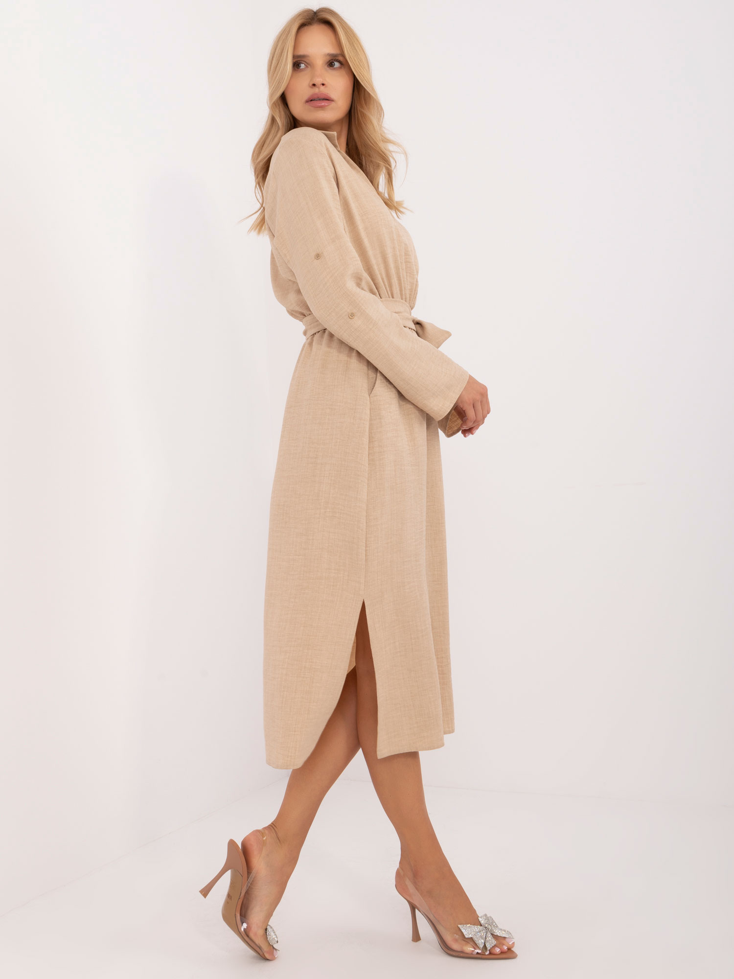 Dress-LK-SK-509646.91-beige