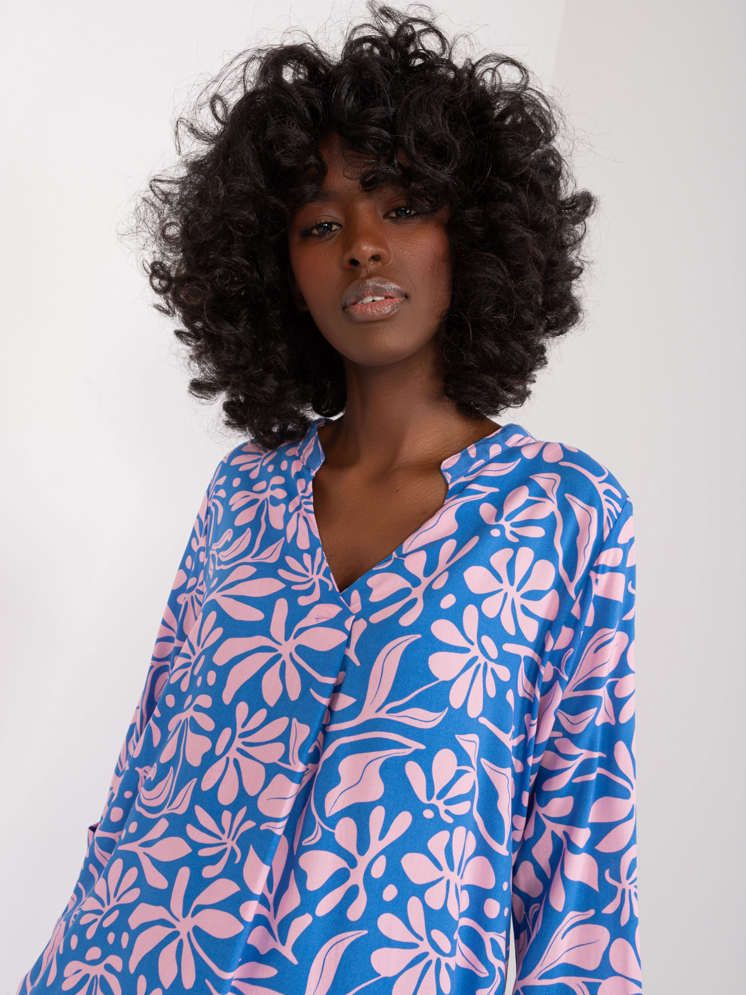 Blouse-D73771M11174A-blue