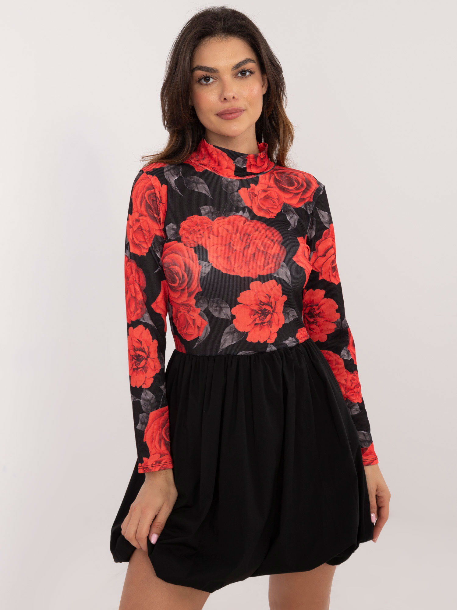 Dress-DHJ-SK-19959.35-black-red