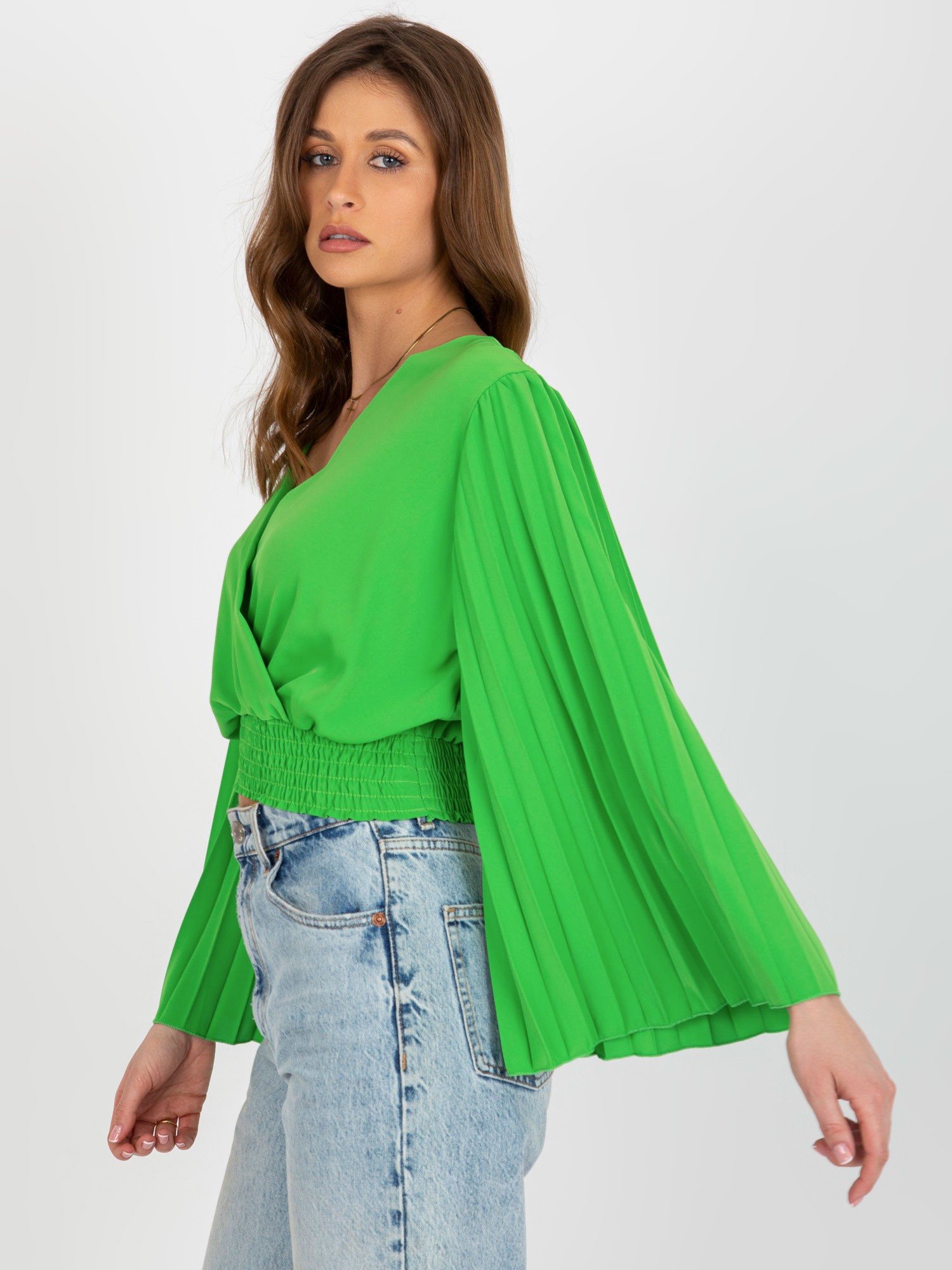 Blouse-DHJ-BZ-16503.30X-light green