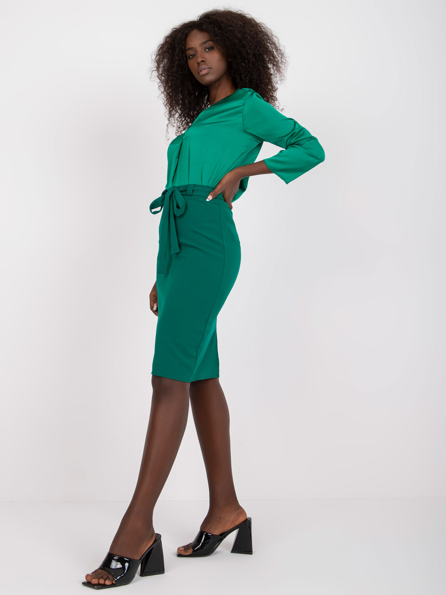 Skirt-LK-SD-506632.32P-dark green