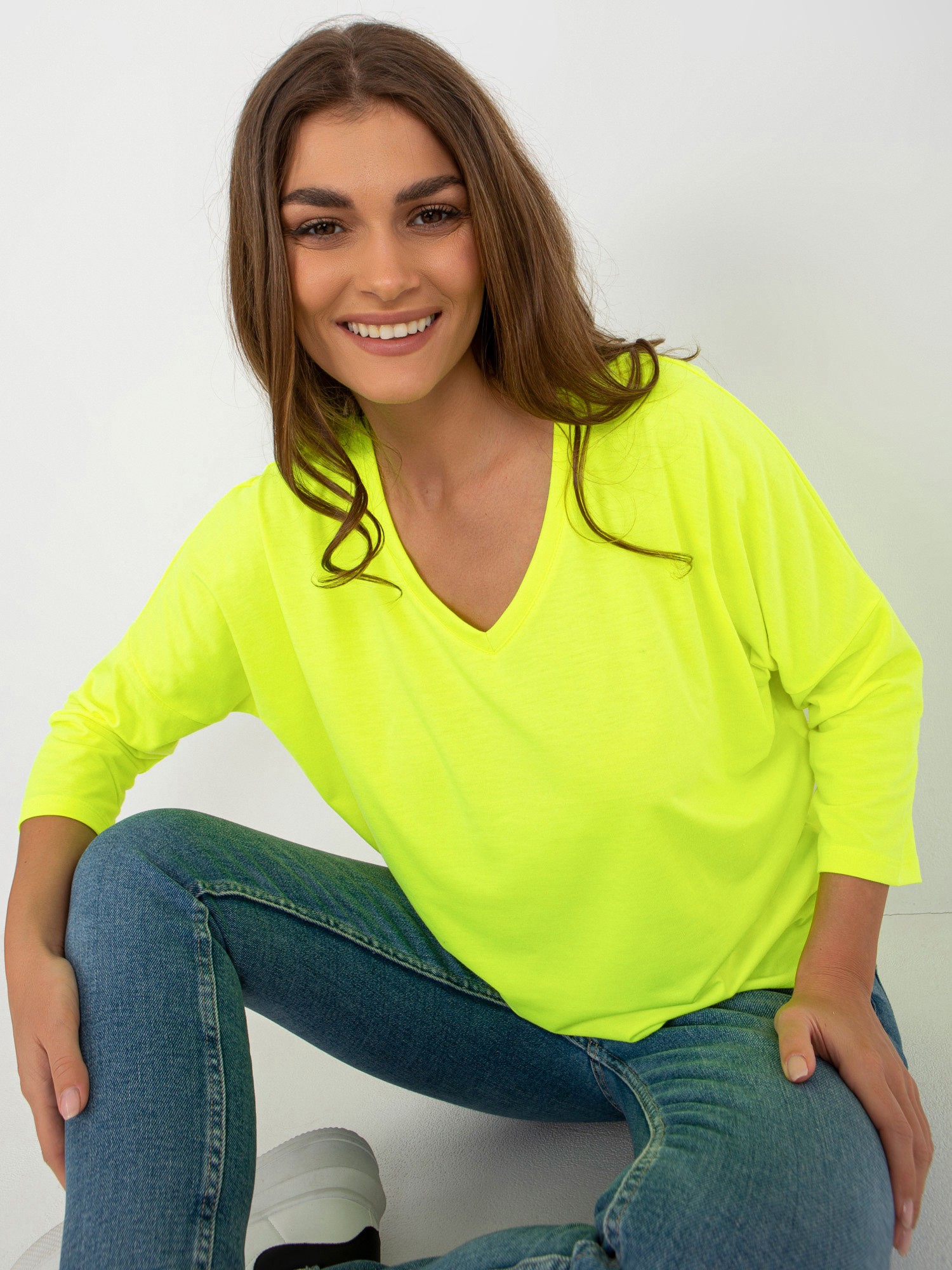 Blouse-RV-BZ-7663.05-fluo yellow