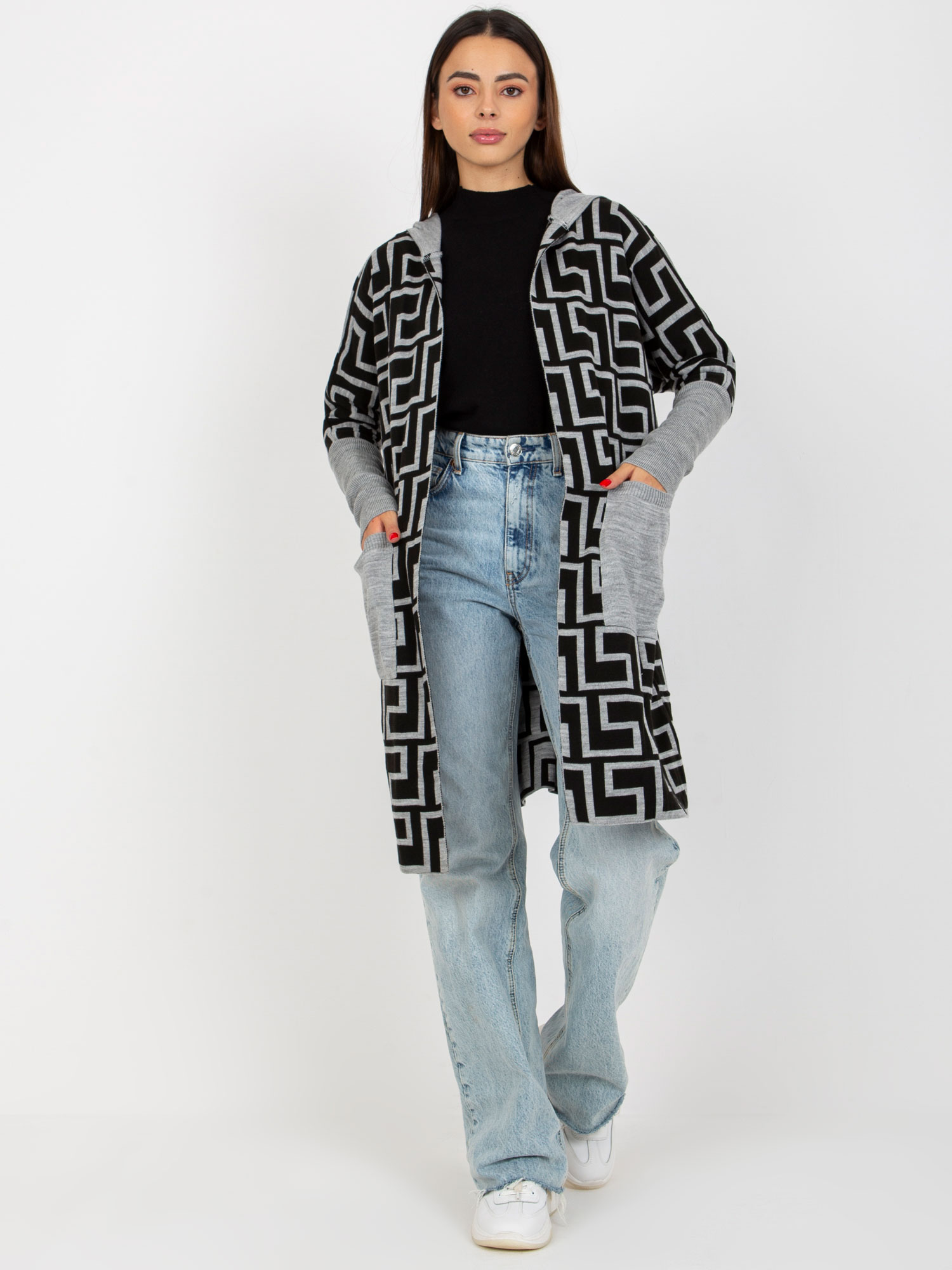 Cardigan-VI-SW-21TU1446.19P-Grey-Black