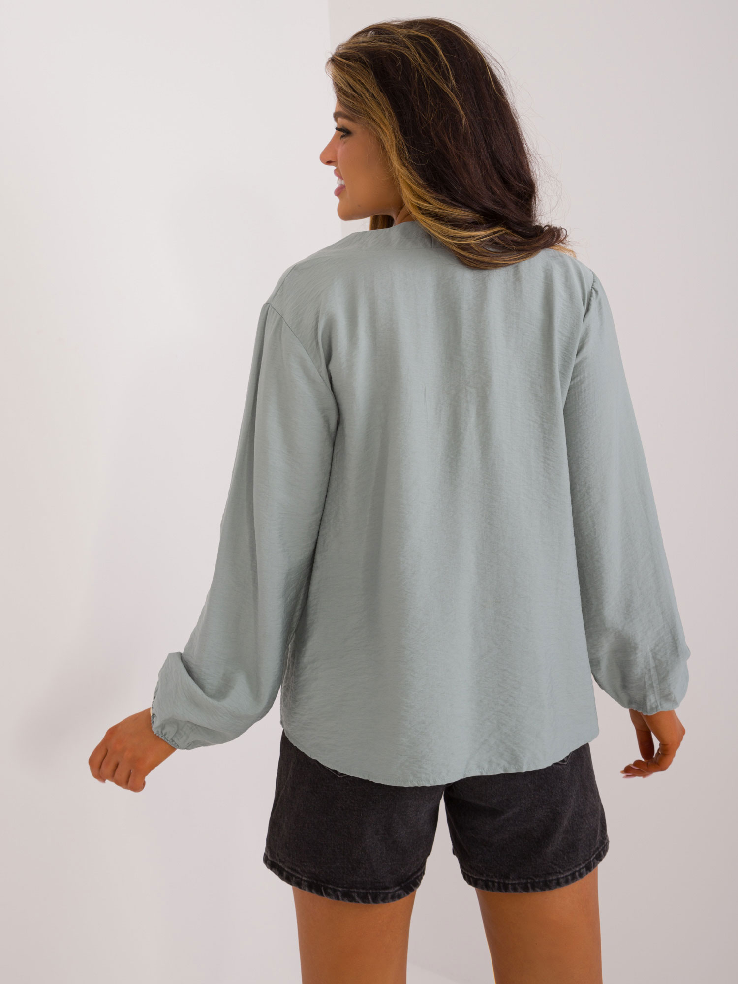 Blouse-D60082M11180B-pistachio