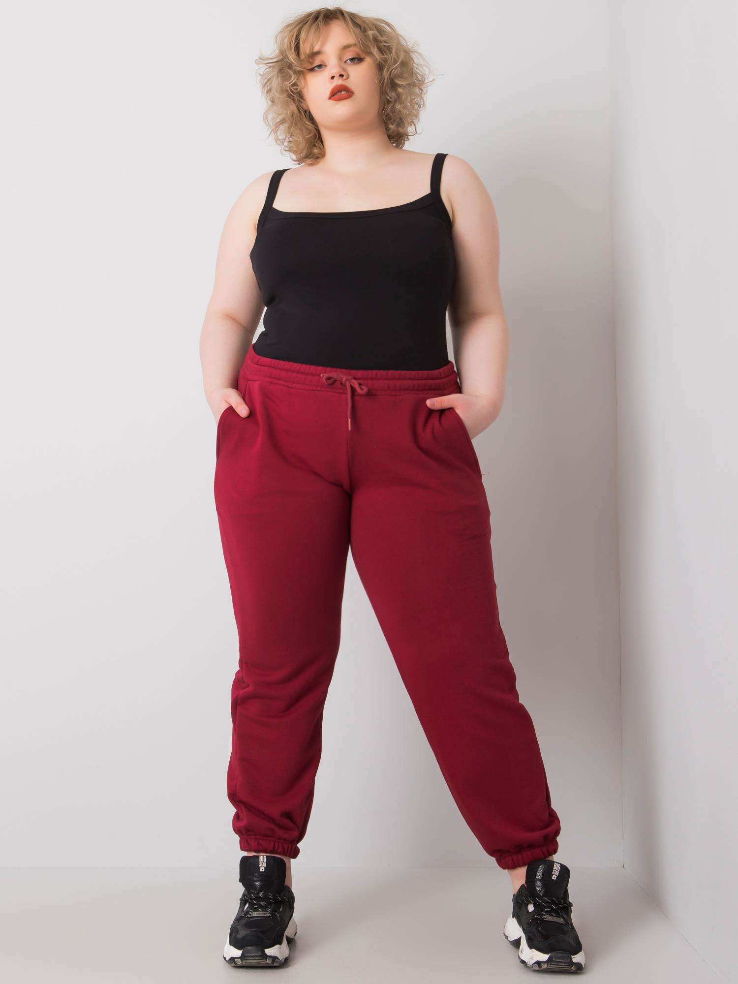 Sweatpants-RV-DR-6331.86-burgundy
