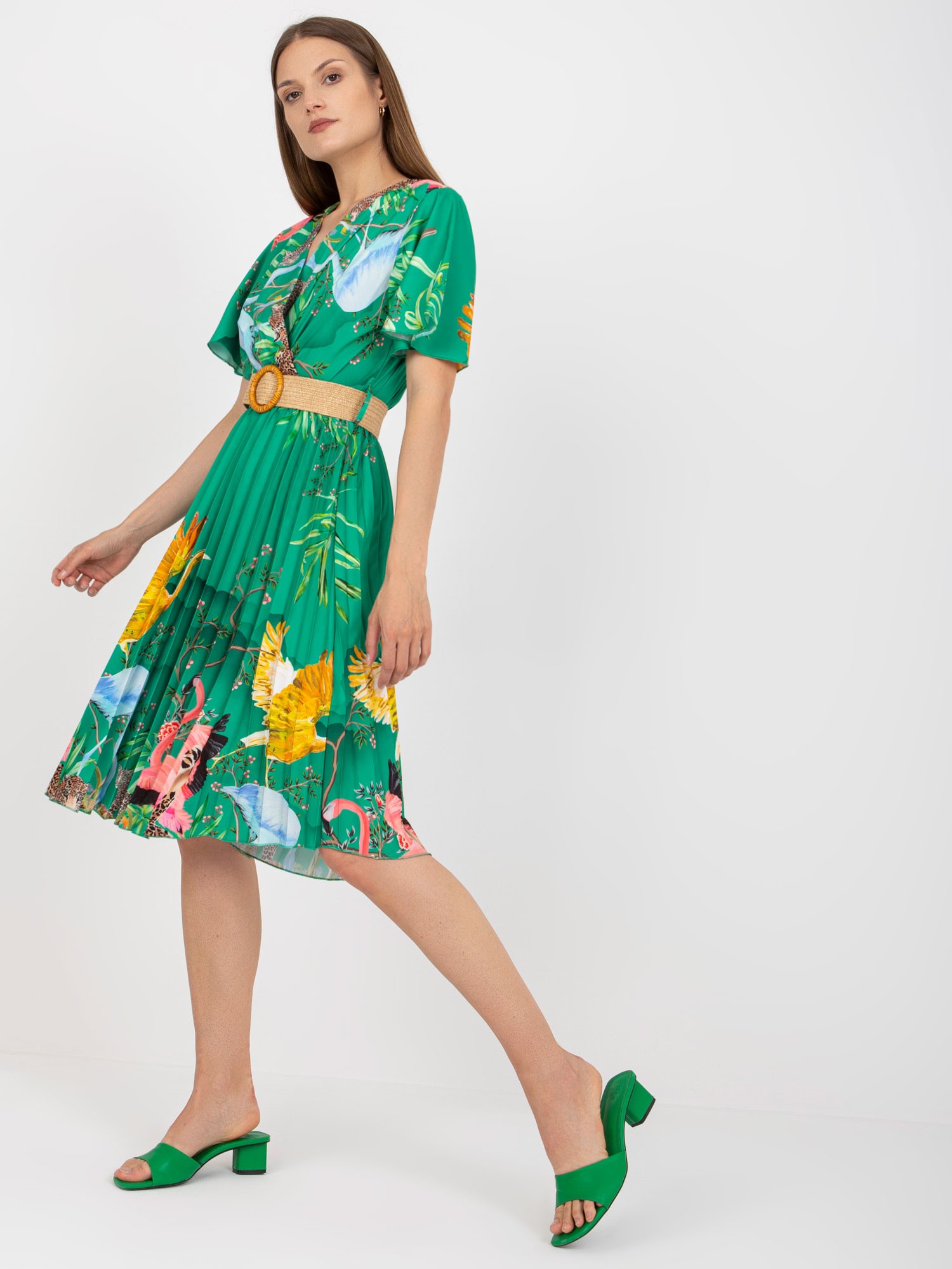 Dress-DHJ-SK-15817.32-Green