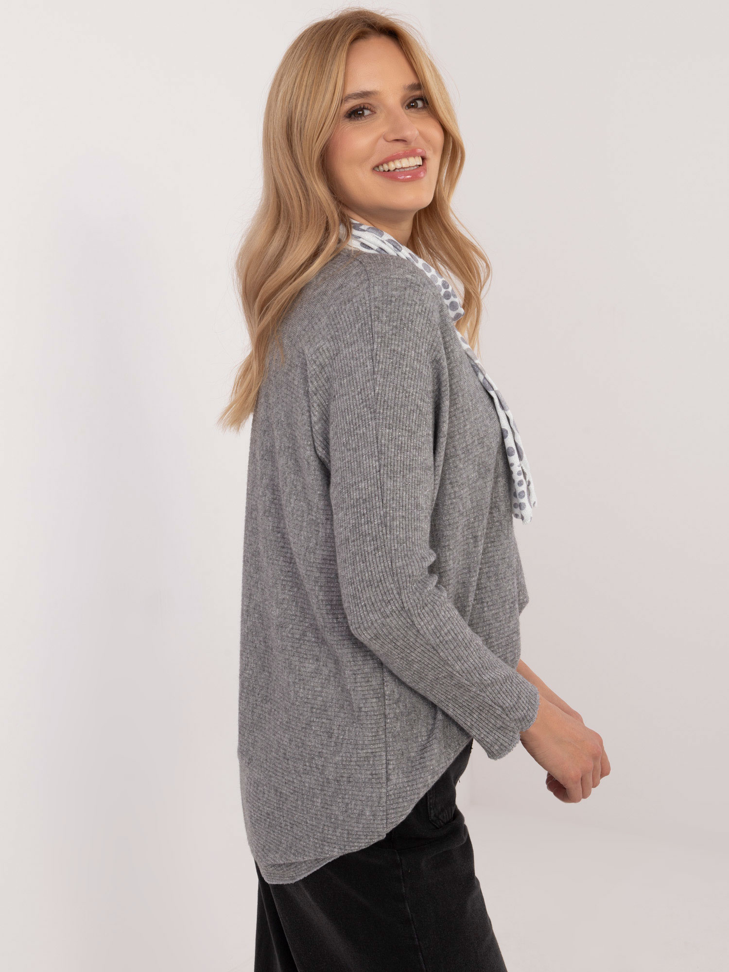 Blouse-DHJ-BZ-19226.91-gray