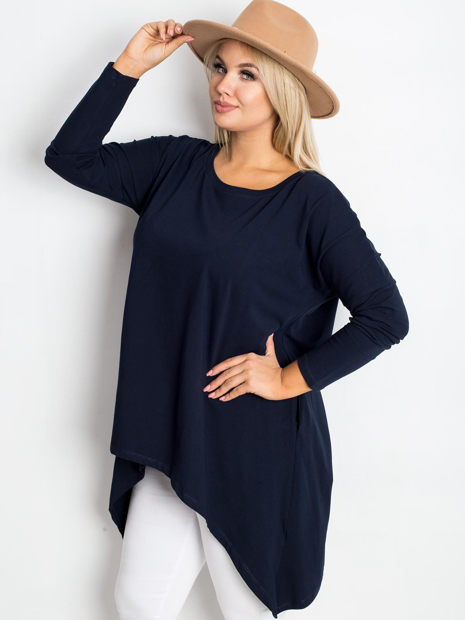 Blouse-RV-BZ-5031.06X-navy blue