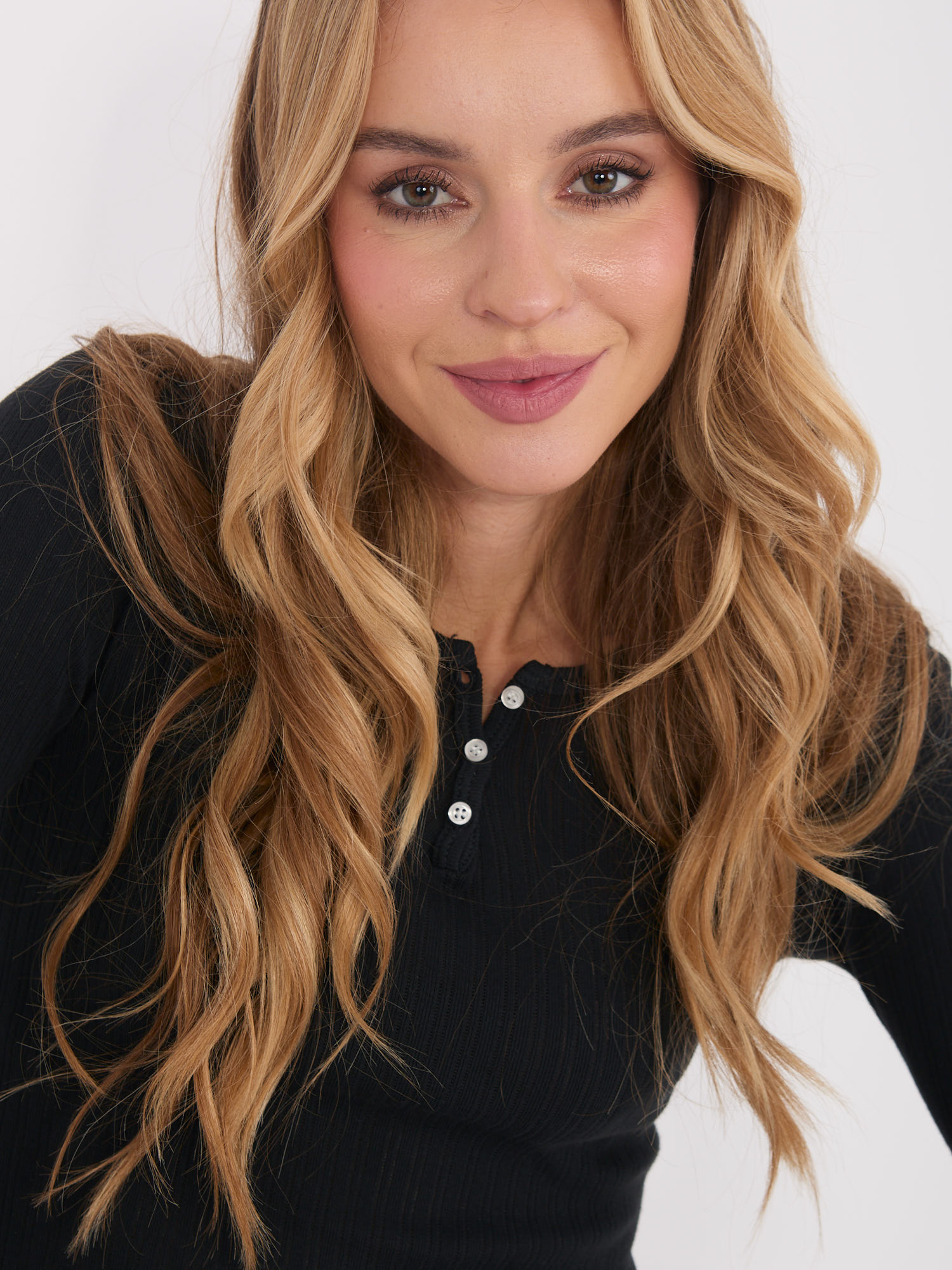 Černá halenka s dlouhým rukávem