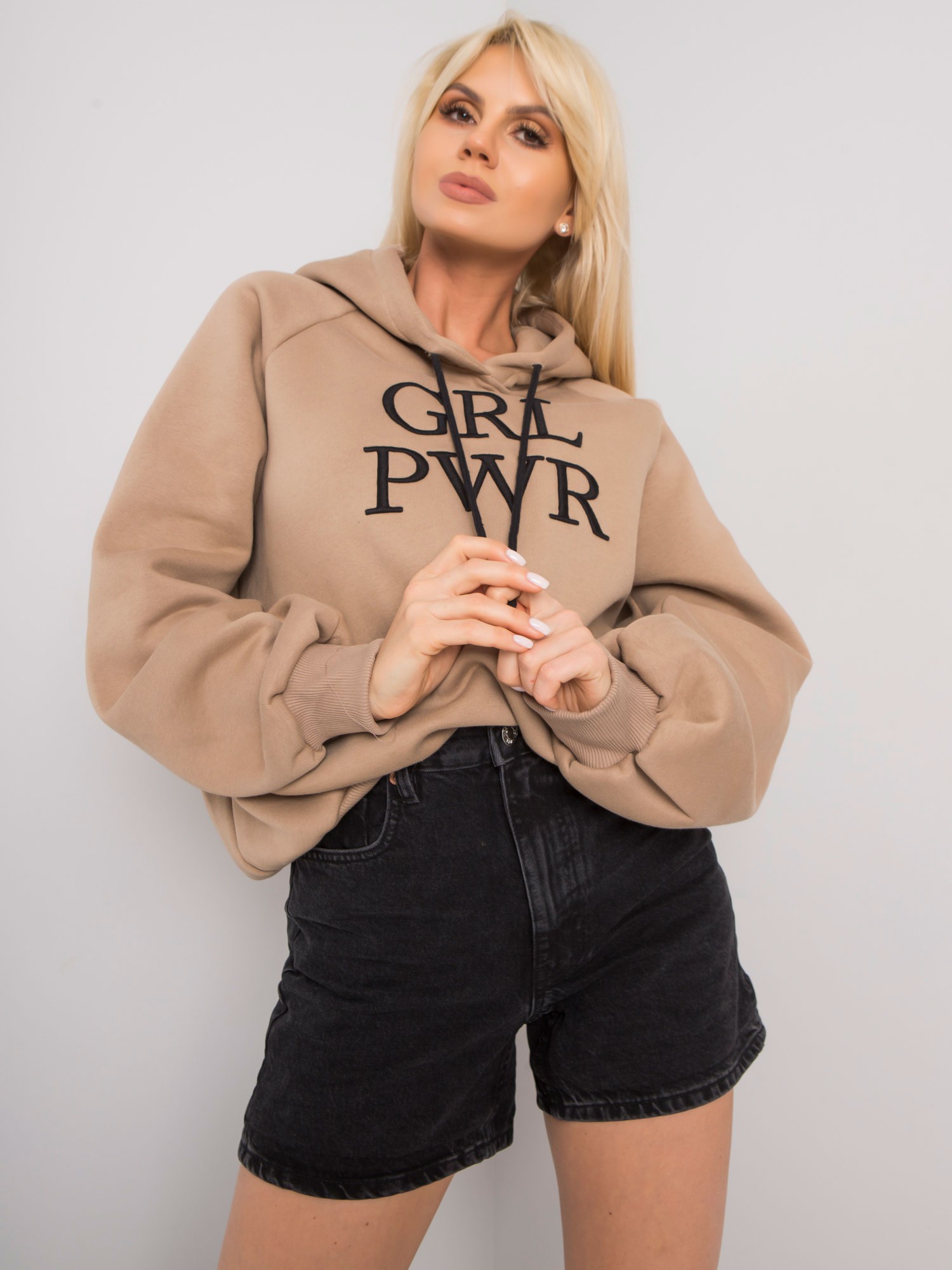 Sweatshirt-EM-BL-651/3.39X-dark beige