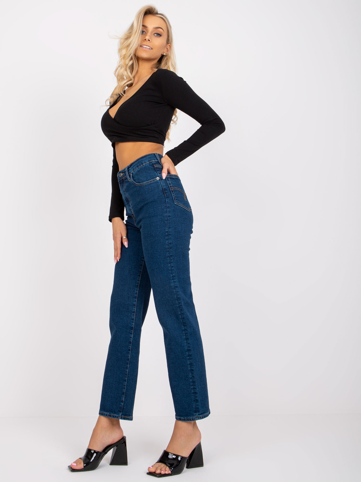 Trousers jeans-RO-SP-2402.10-dark blue