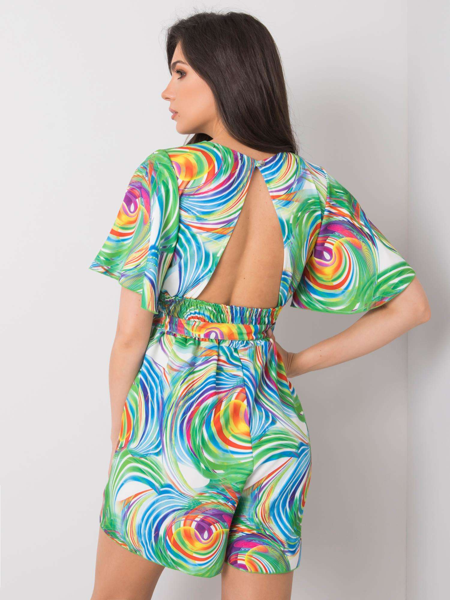 Jumpsuit-CHA-KO-0712.68P-white-green