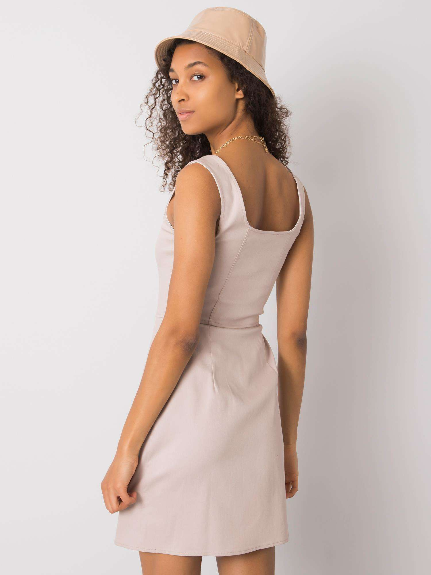 Dress-LK-SK-508246.13P-beige