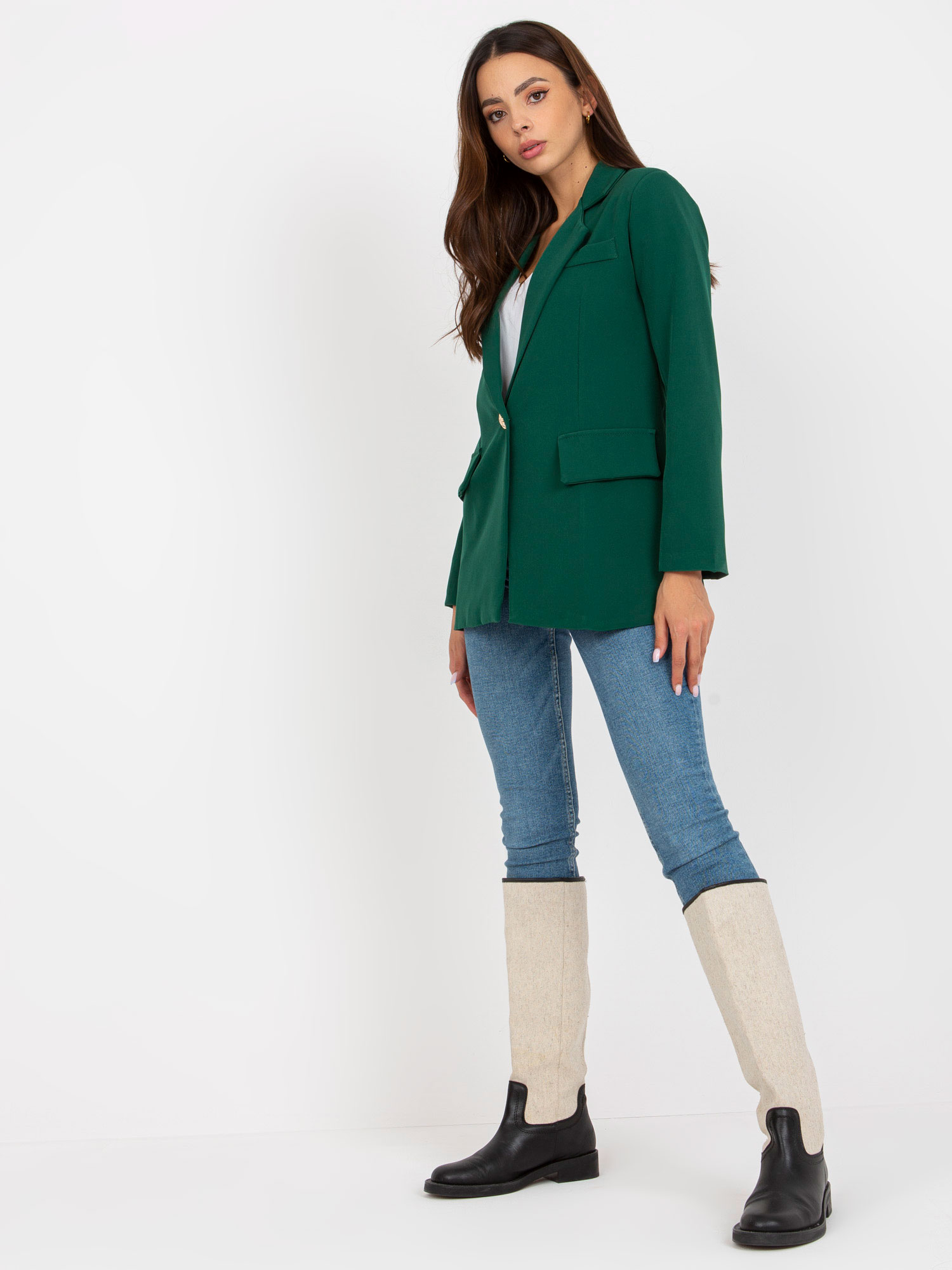 Blazer-DHJ-MA-15556.22X-Dark Green