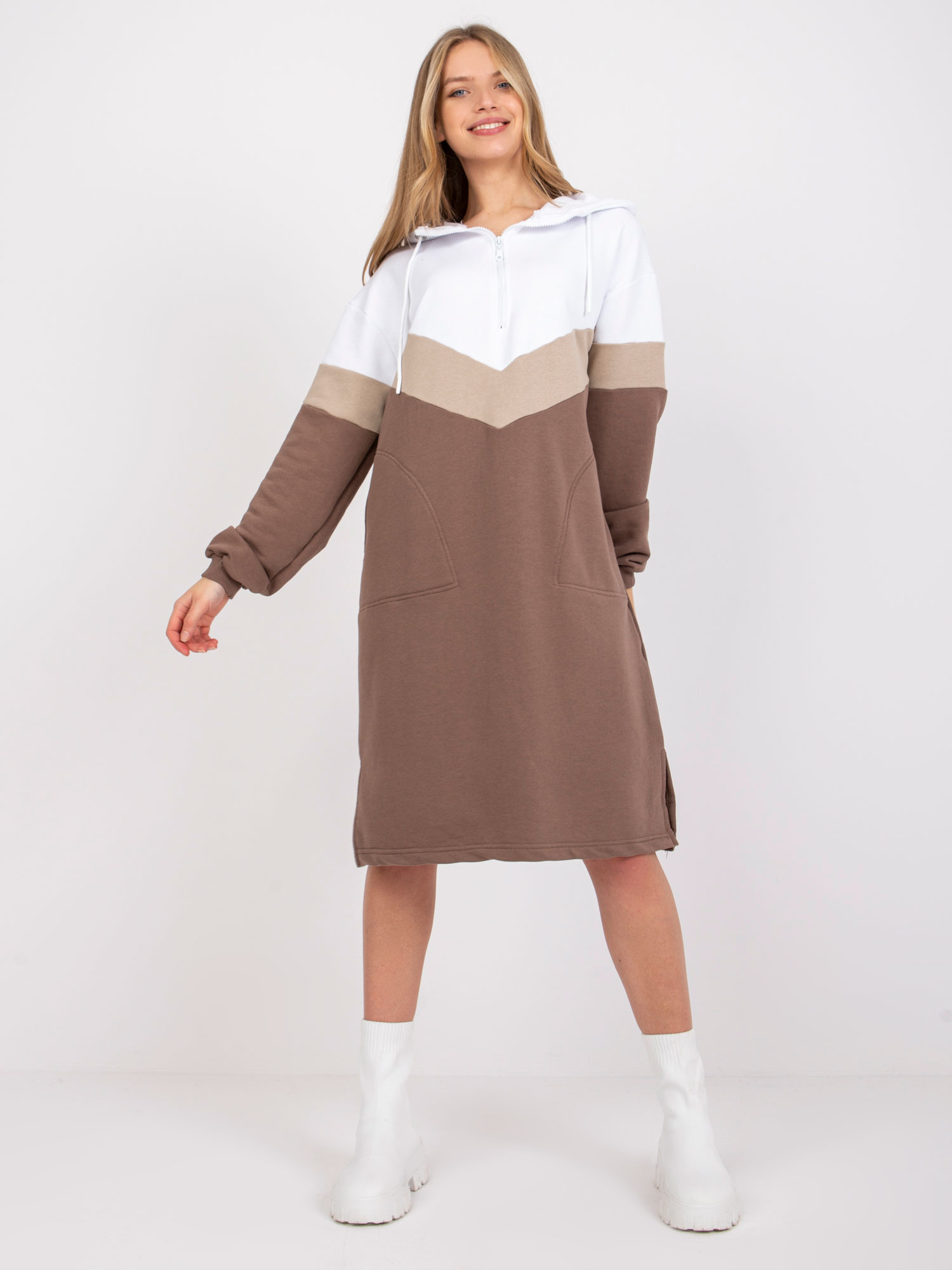 Dress-RV-SK-7462.00-white-brown
